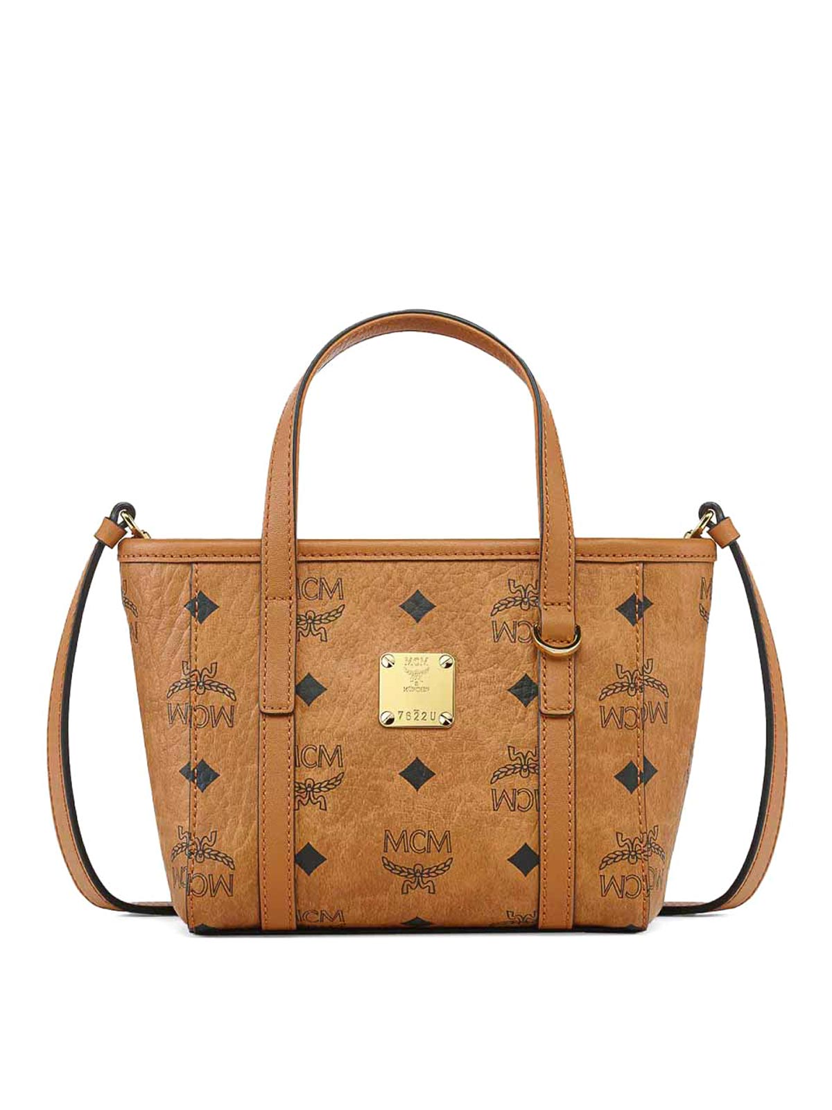 Mcm Extra-mini  Bag In Visetos In Brown