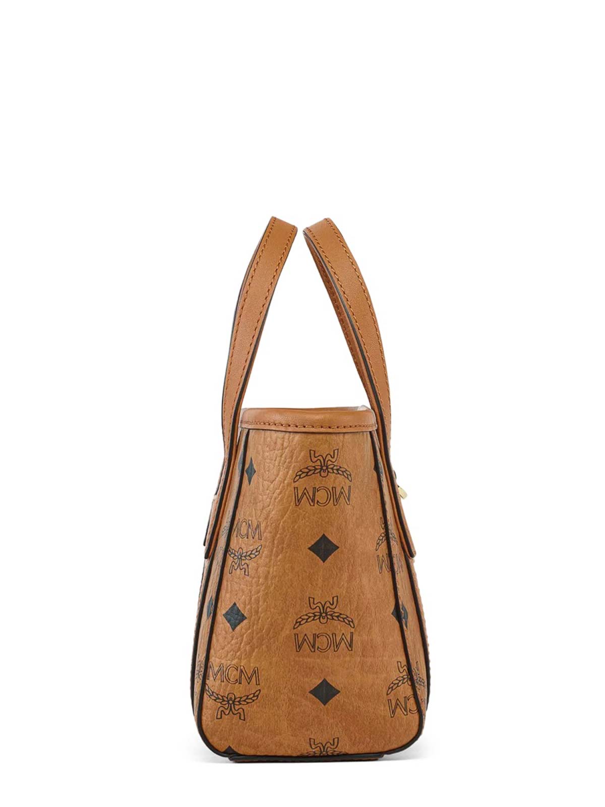 Mcm Extra-mini  Bag In Visetos In Brown