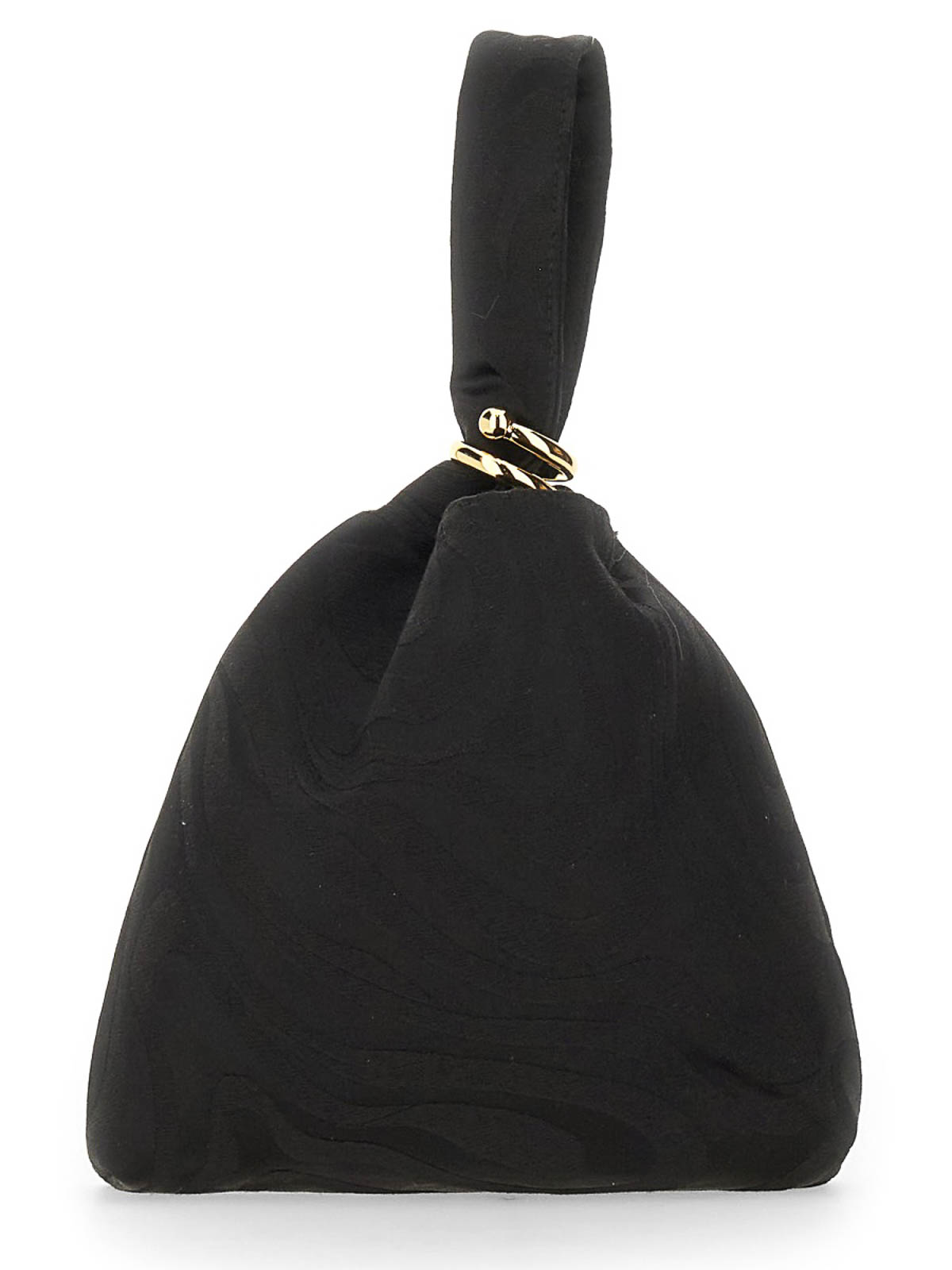 Pucci Marble Print  Clutch Bag In Black