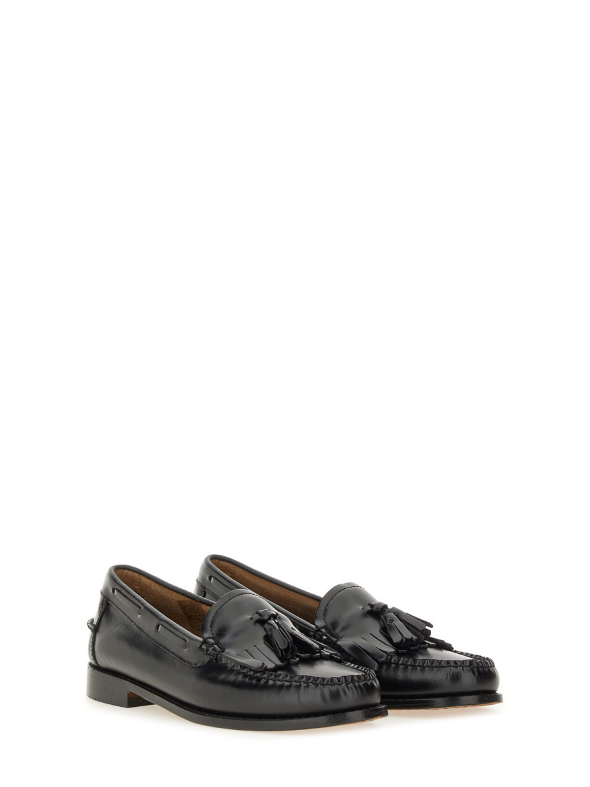 Gh Bass Moccasin Weejuns Esther Kiltie In Black