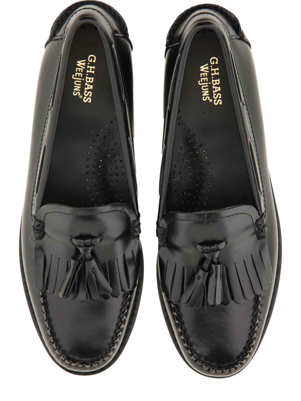 Gh Bass Moccasin Weejuns Esther Kiltie In Black