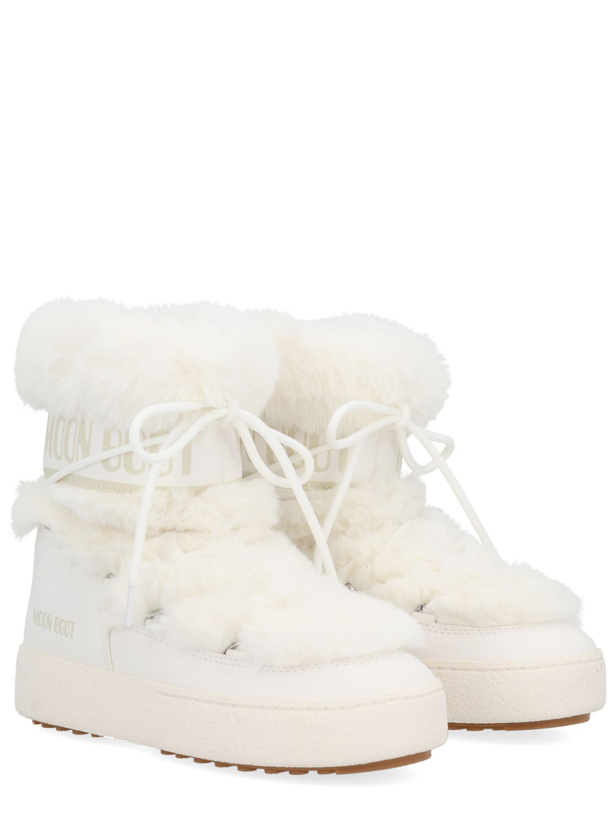 Moon Boot Boot Ltrack Low Faux Fur In White