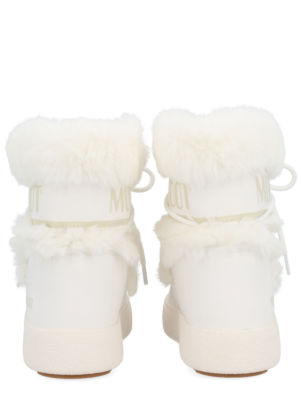 Moon Boot Boot Ltrack Low Faux Fur In White