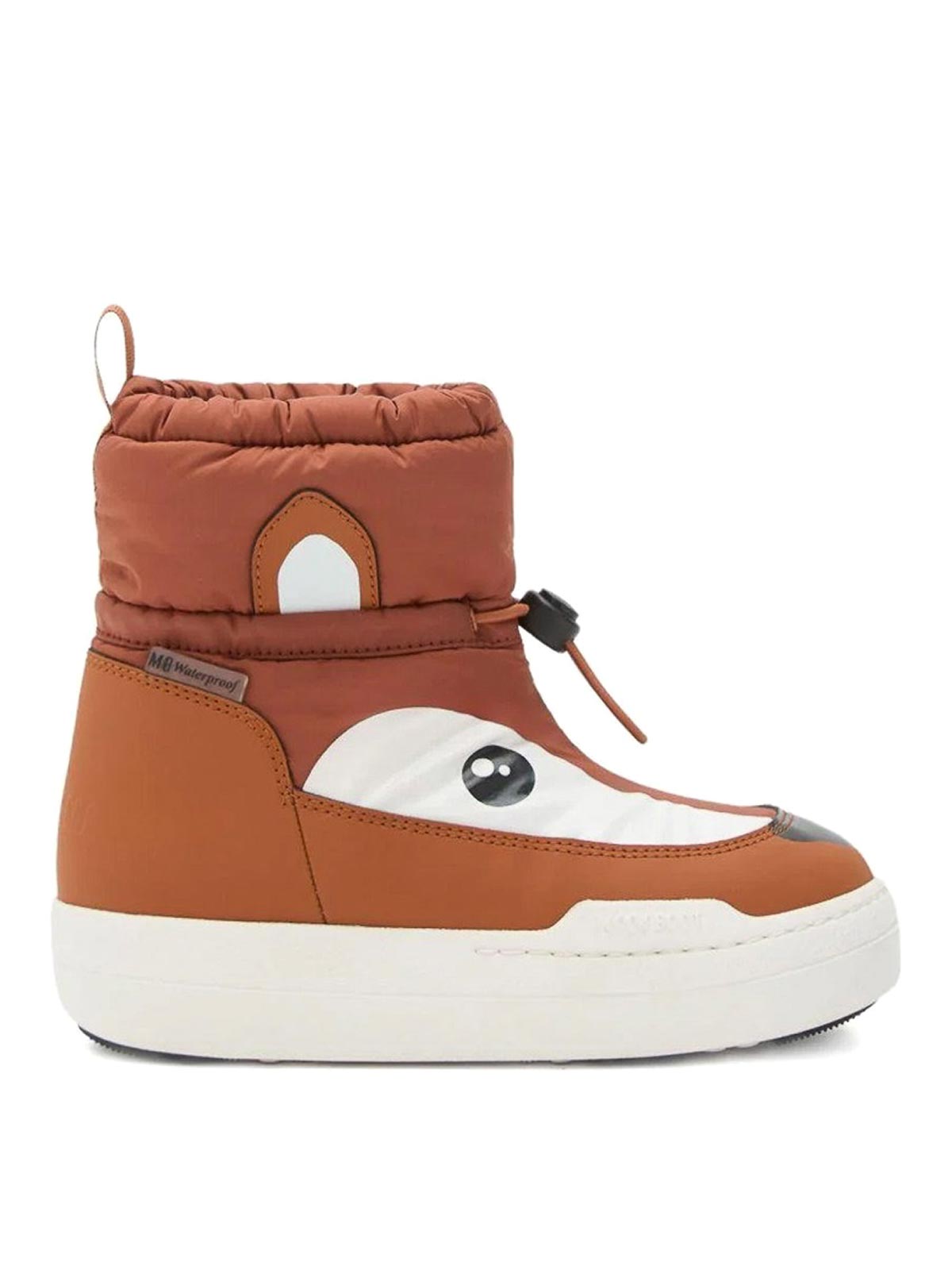 Moon Boot Jr Park Mid Animal Boots In Brown