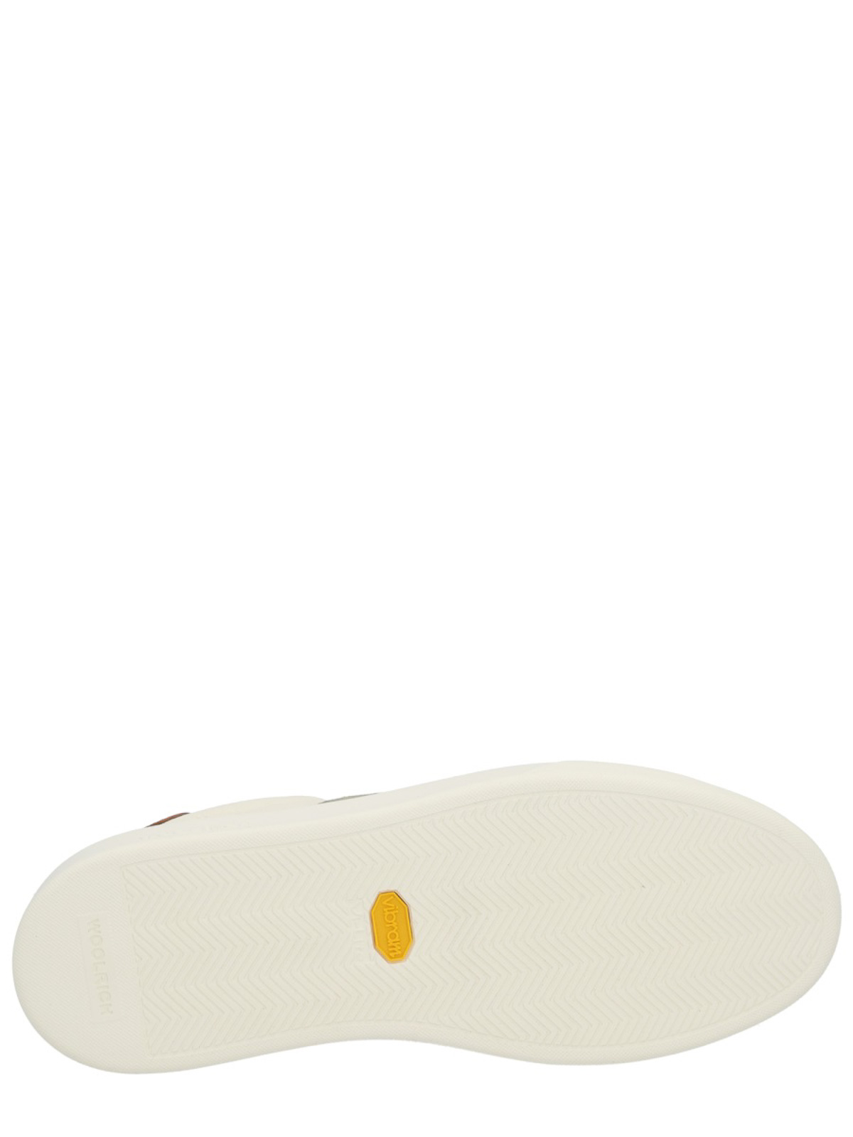 Woolrich Low-top Sneakers With Olive Suede Accents And Tan Leather Detailing In Multi