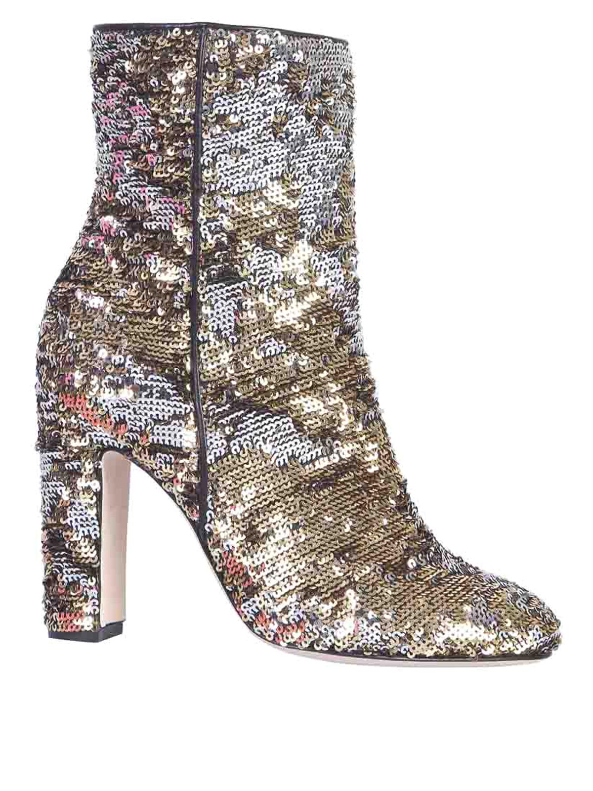 Paris Texas Boot With Sequins In Gold