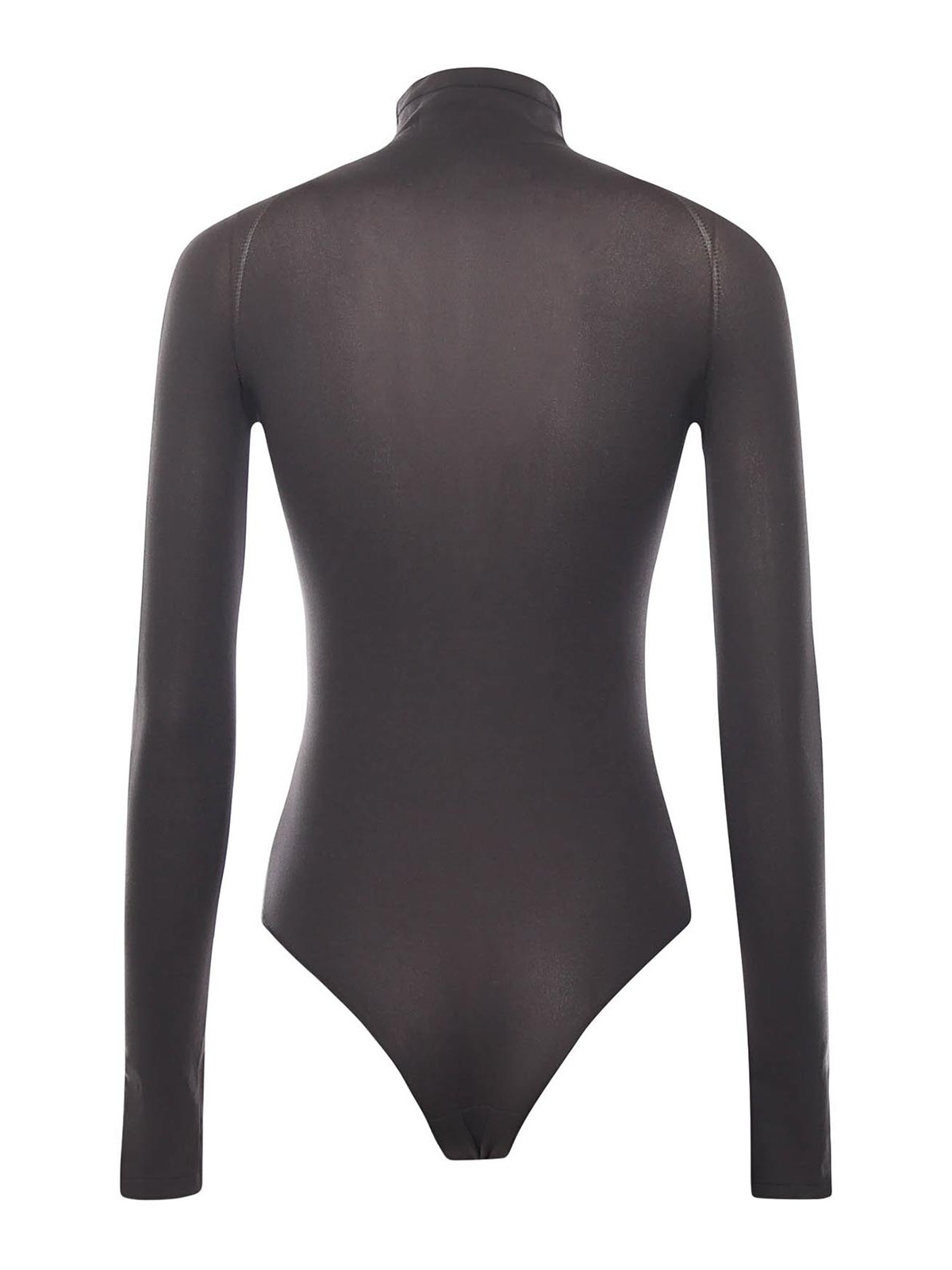 Alaïa High-neck Second Skin Bodysuit In Black