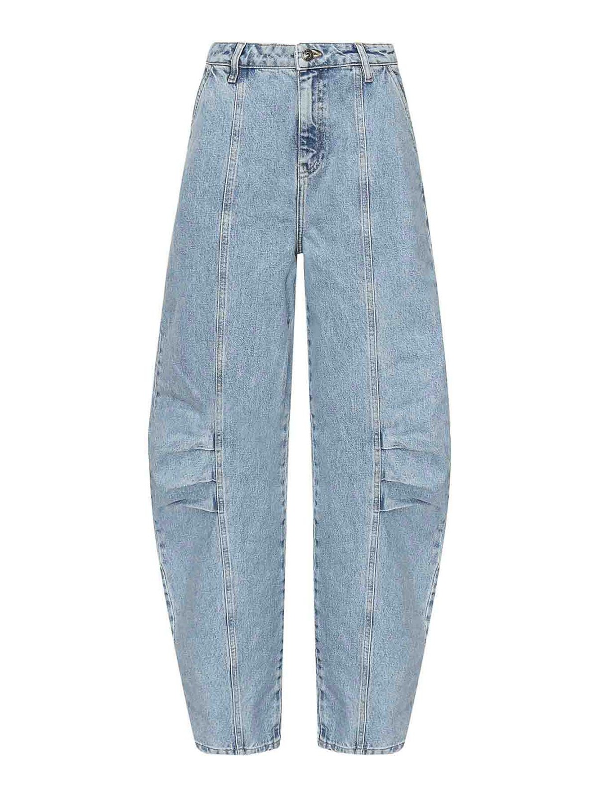 Rotate Birger Christensen Denim Cargo Jeans In Multi