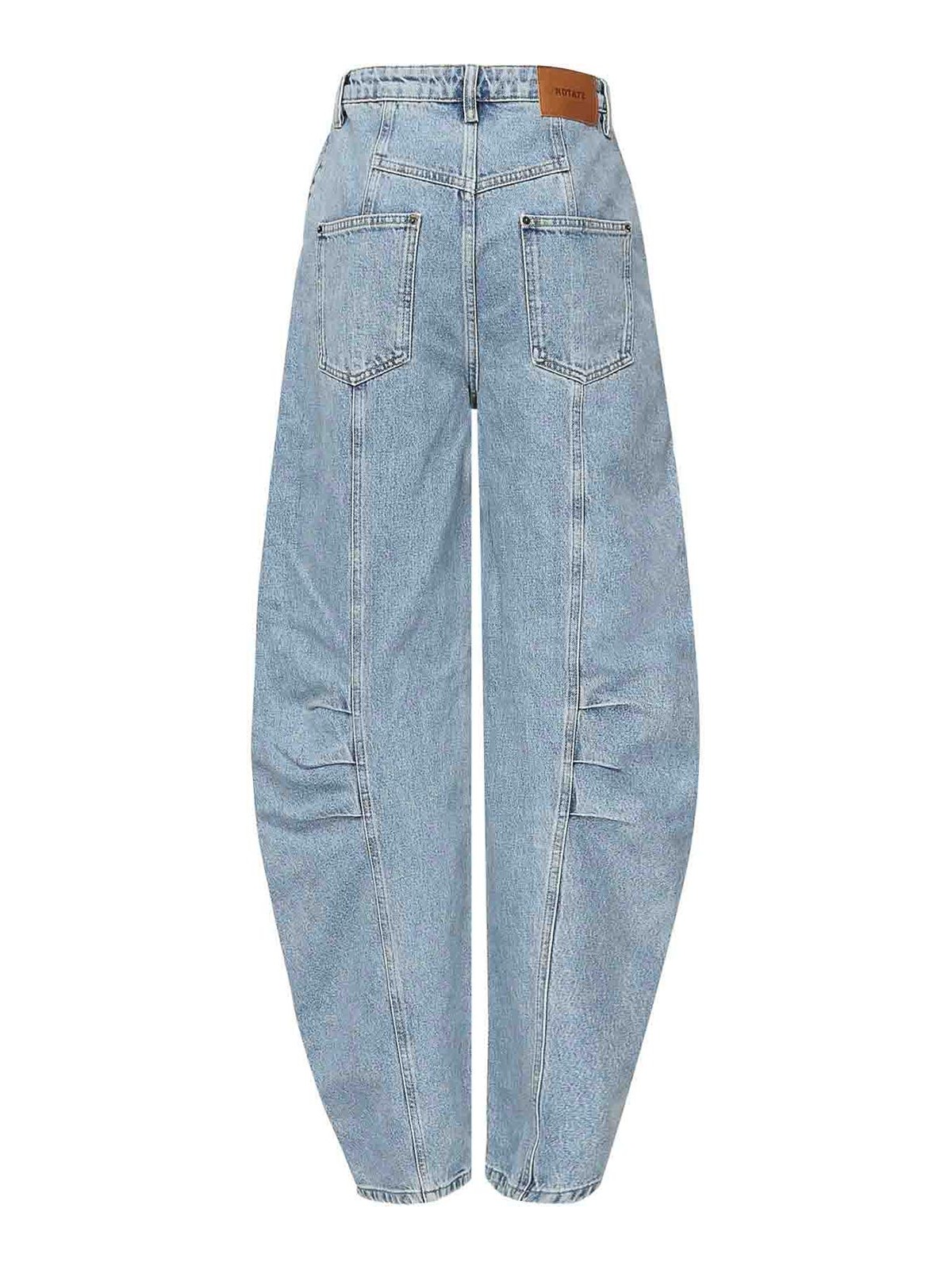 Rotate Birger Christensen Denim Cargo Jeans In Multi