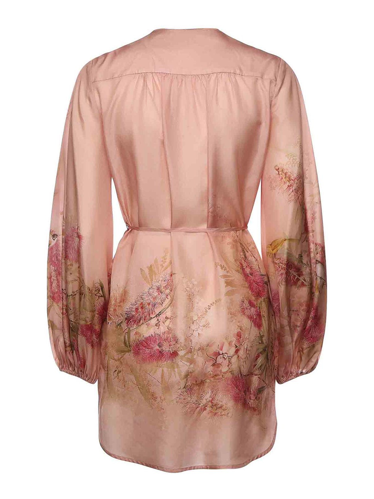 Zimmermann Silk Cascadian Tunic In Nude