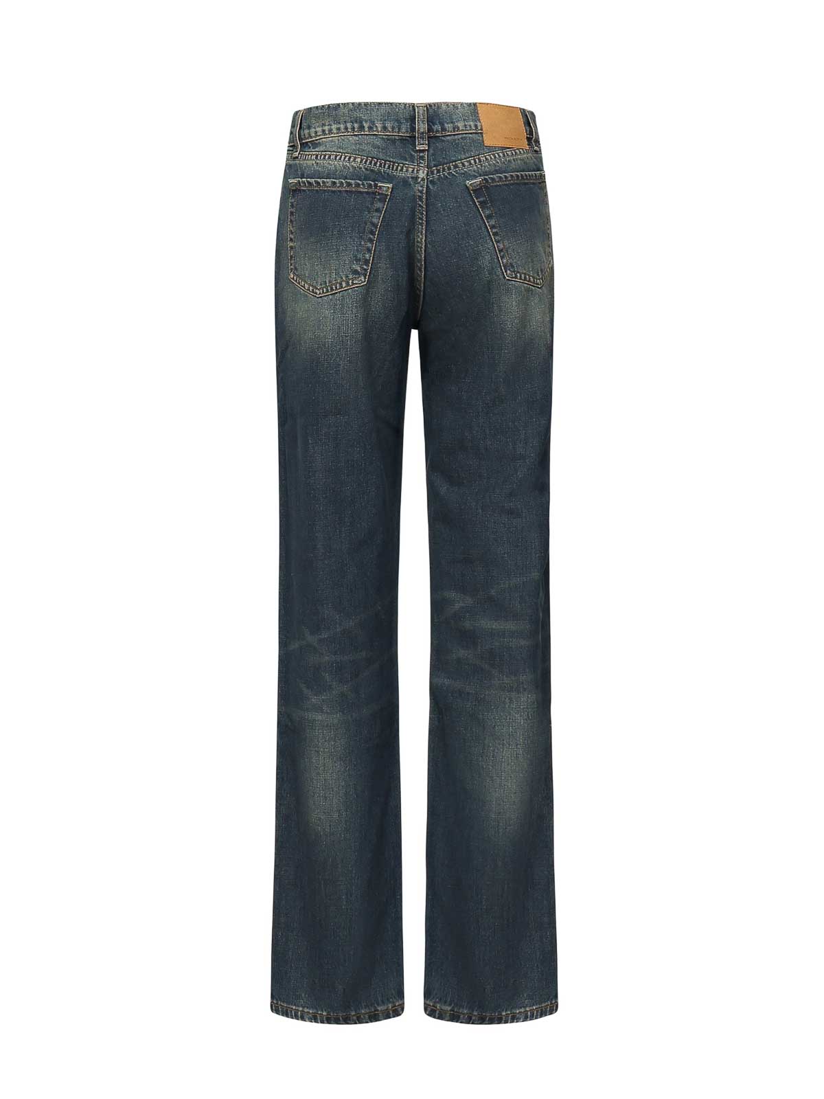 Magda Butrym Straight-leg Denim Jeans In Blue