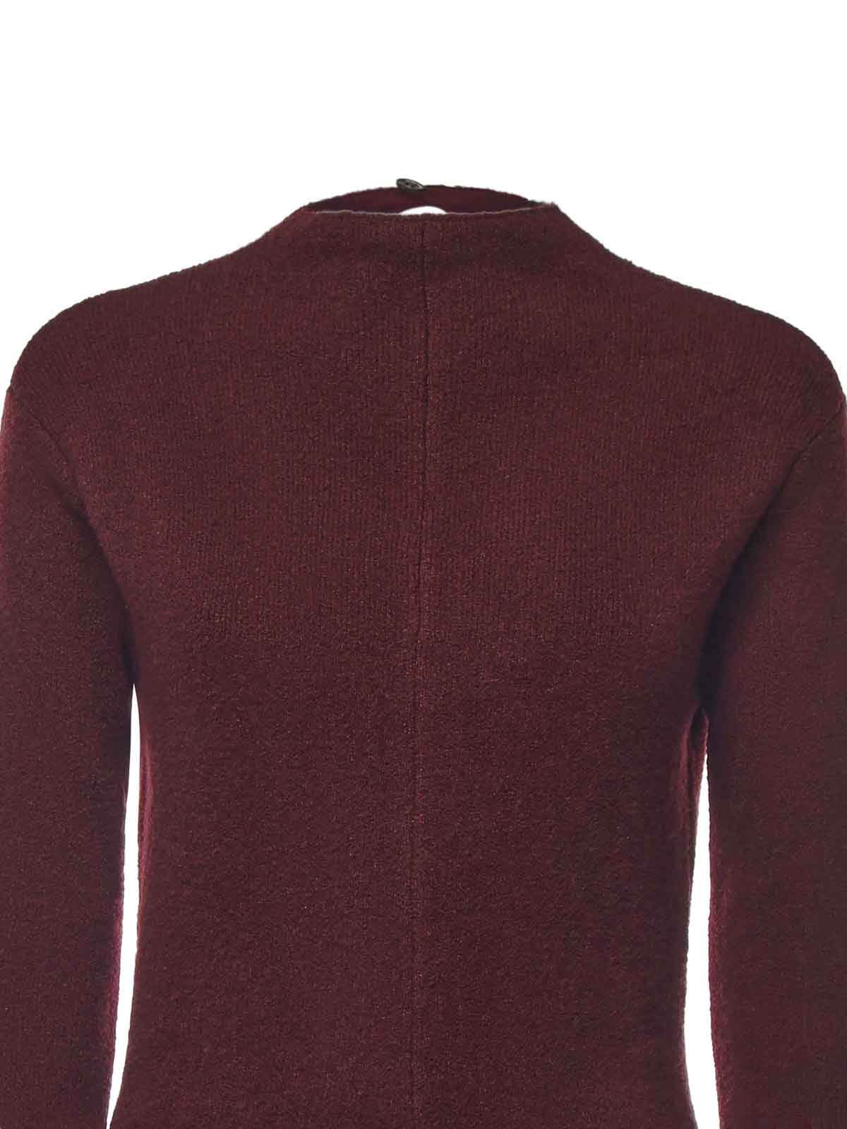 Magda Butrym A-line Knit Mini Dress In Red