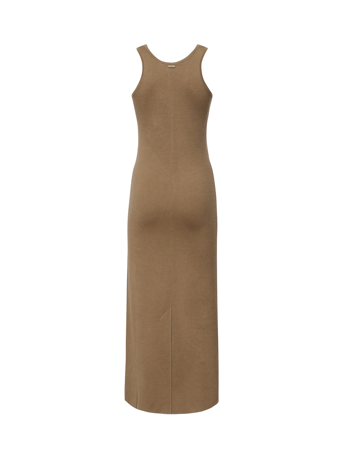 Max Mara Wool Dress In Brown