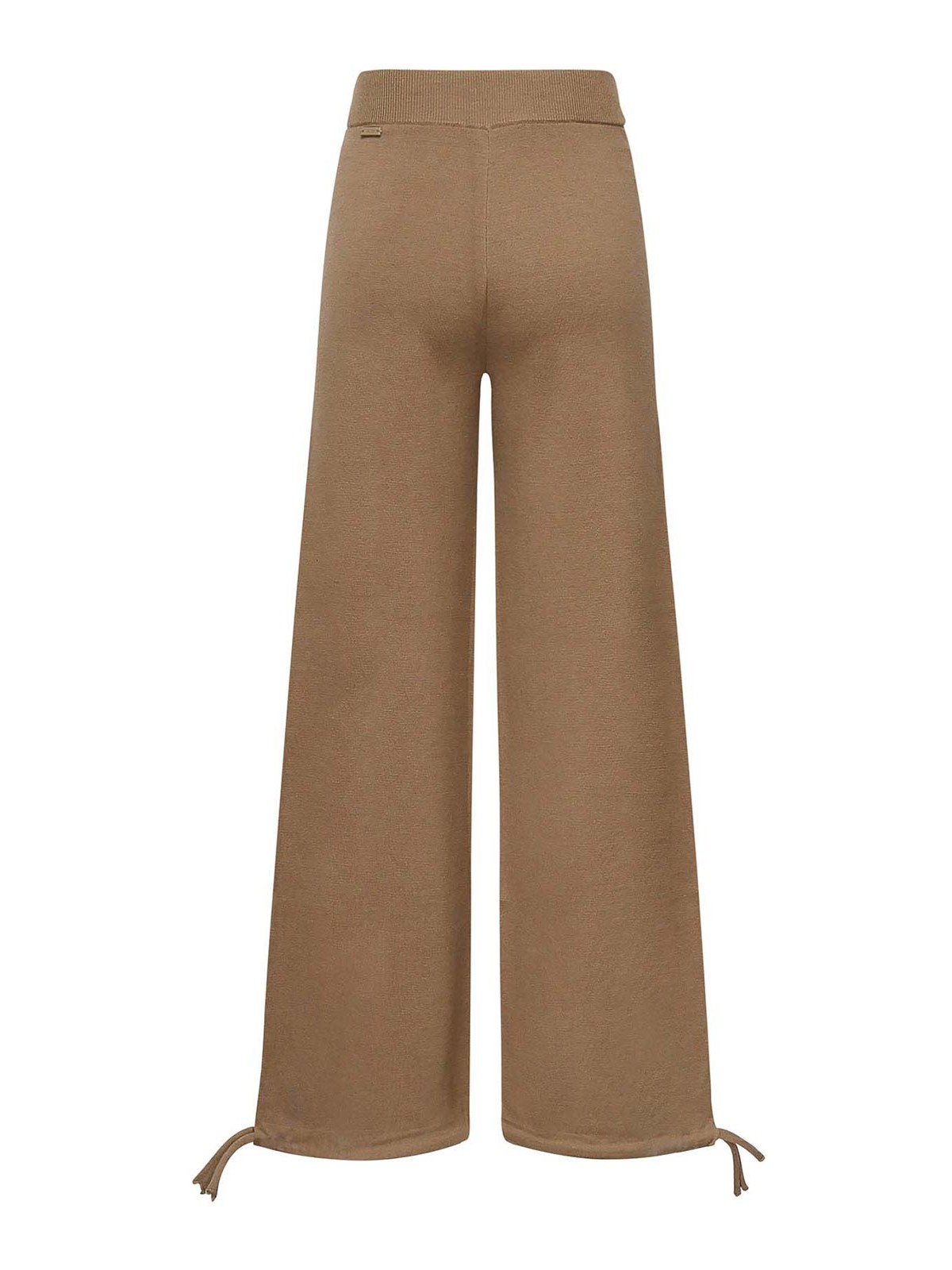 Max Mara Wool Yarn Pants In Sand
