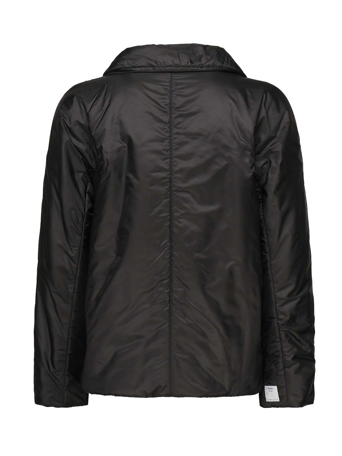 Max Mara The Cube Waterproof Canvas Padded Jacket In Black