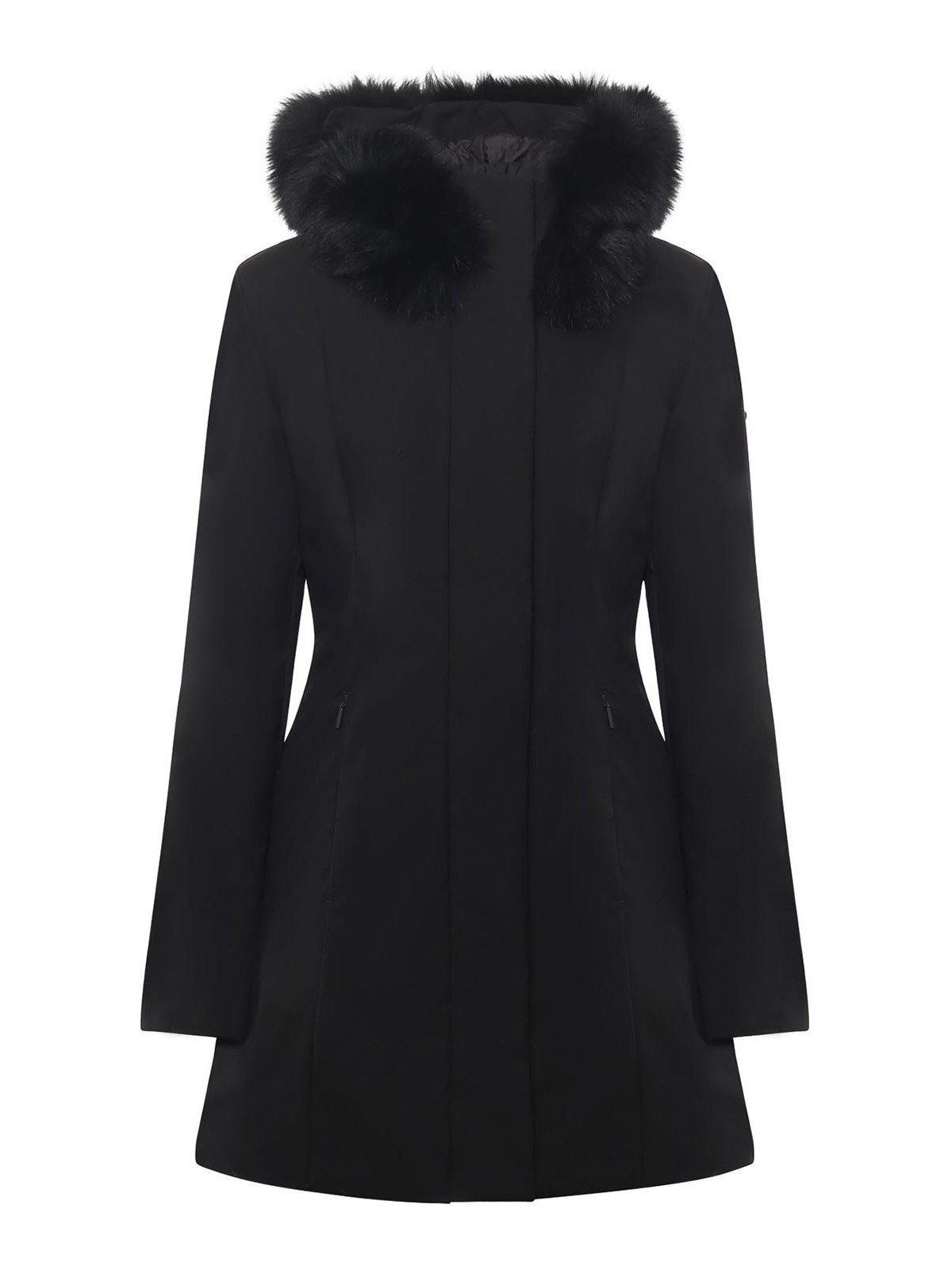 Refrigiwear Lady Tech Jacket Nylon Parka In Black