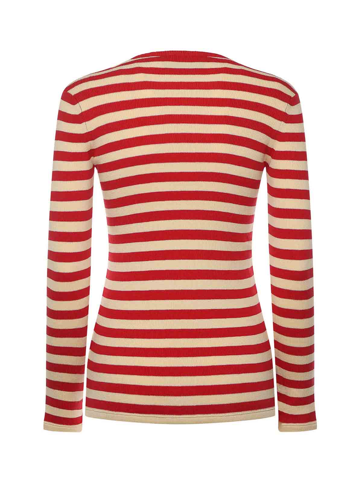 Valentino Cotton Sweater In White