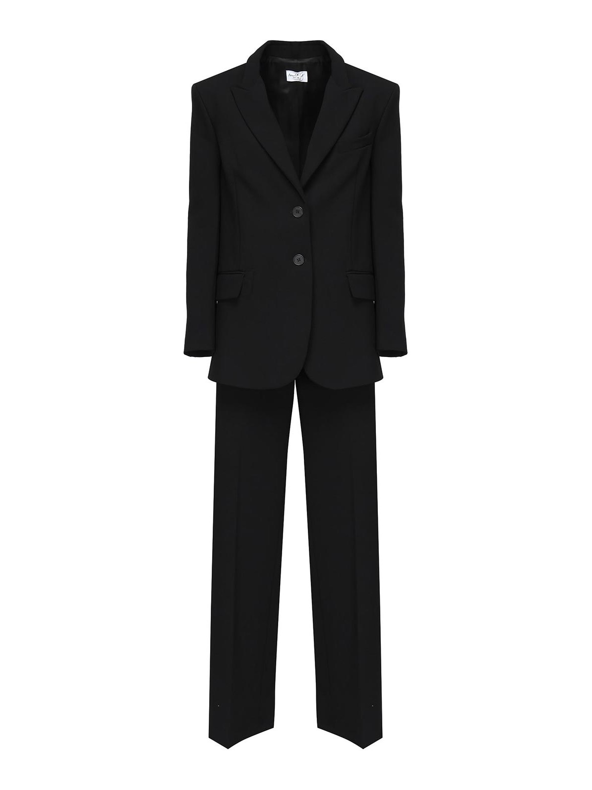 Scarlett Poppies Single-breasted Blazer Suit In Black