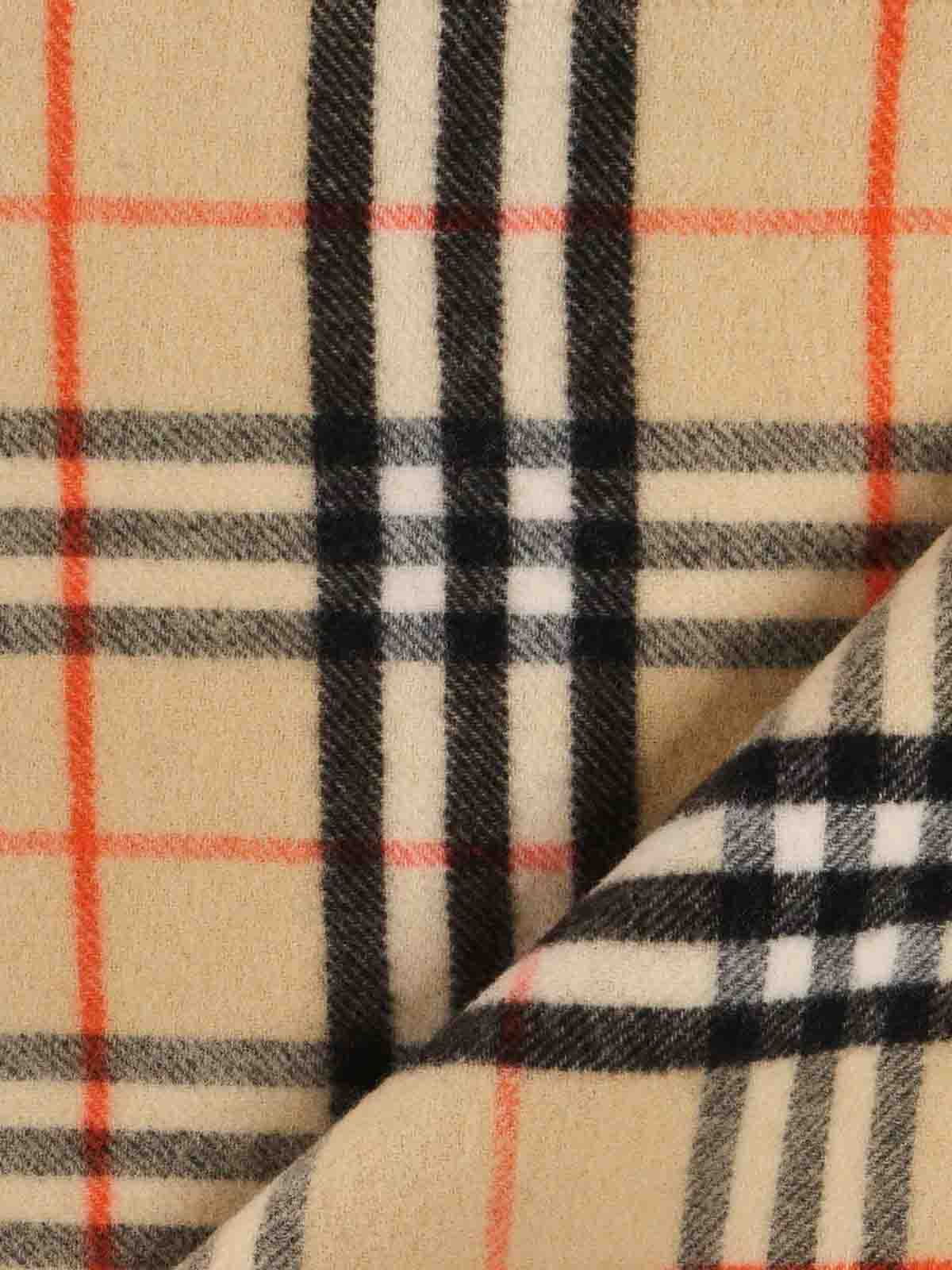 Burberry Check Blanket In Multi