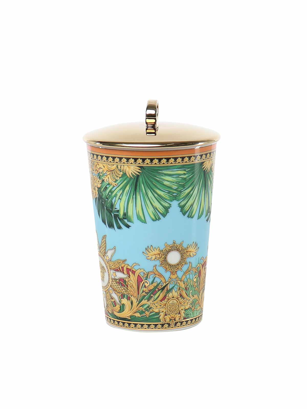 Versace Jungle Porcelain Scented Candle In Multi