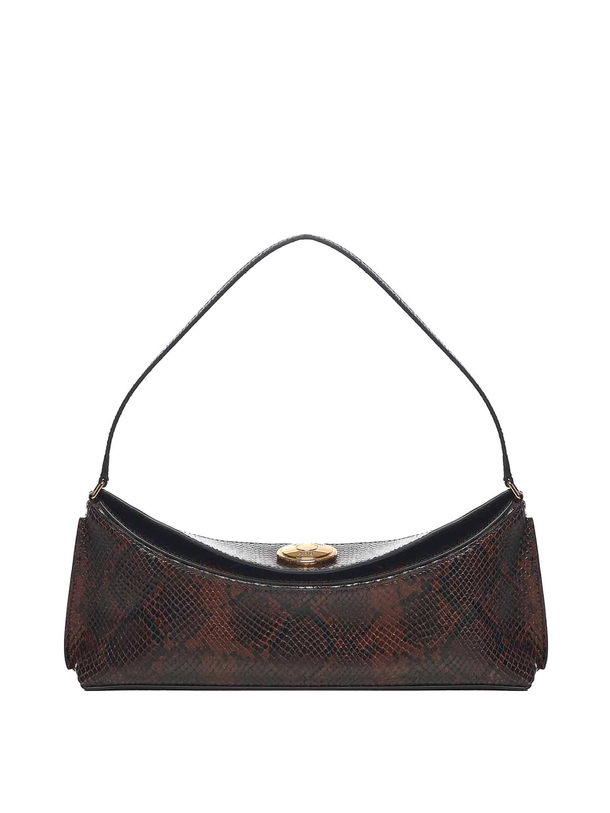Jacquemus La Pochette Ovalo Shoulder Bag In Brown