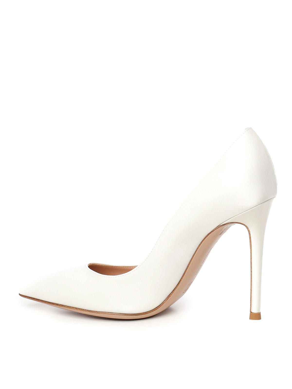Gianvito Rossi Gianvito 105 Leather Pumps In Neutral