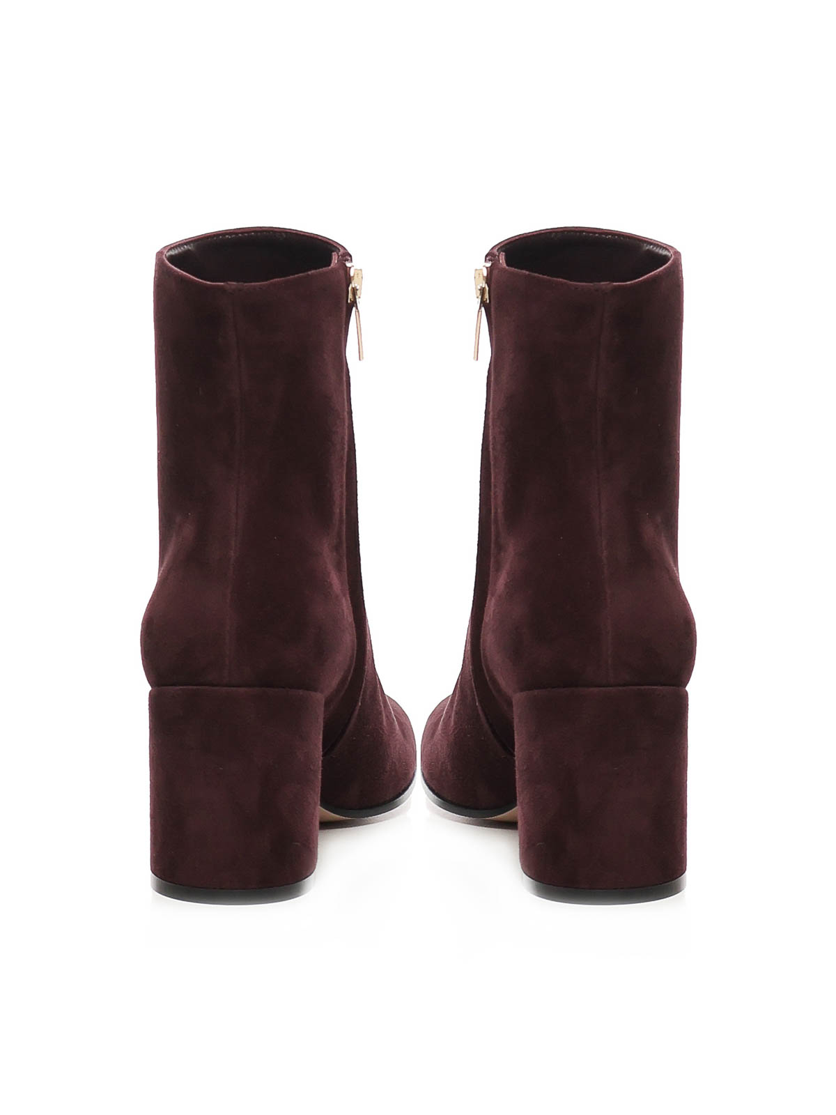 Gianvito Rossi Joelle Ankle Boots In Burgundy