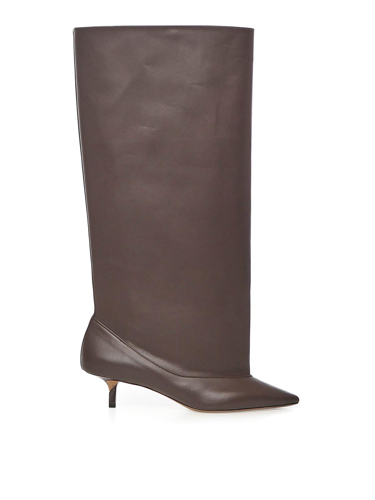 Jacquemus Les Bottes Tourni H Thigh-high Boots In Brown