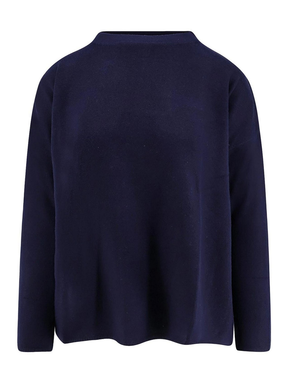 Alessandro Aste Moldova Sweater In Merino Wool And Cashmere In Blue