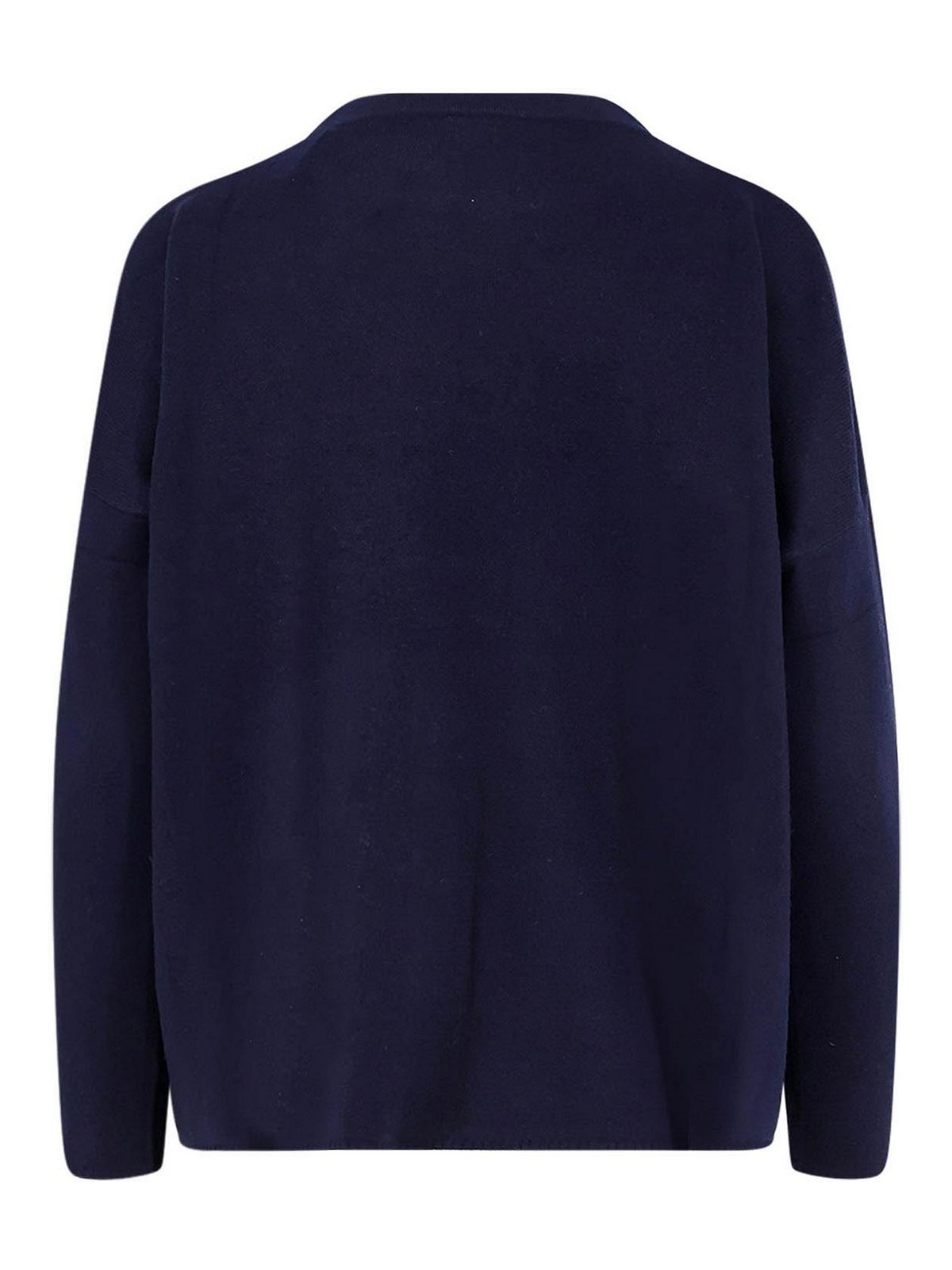Alessandro Aste Moldova Sweater In Merino Wool And Cashmere In Blue