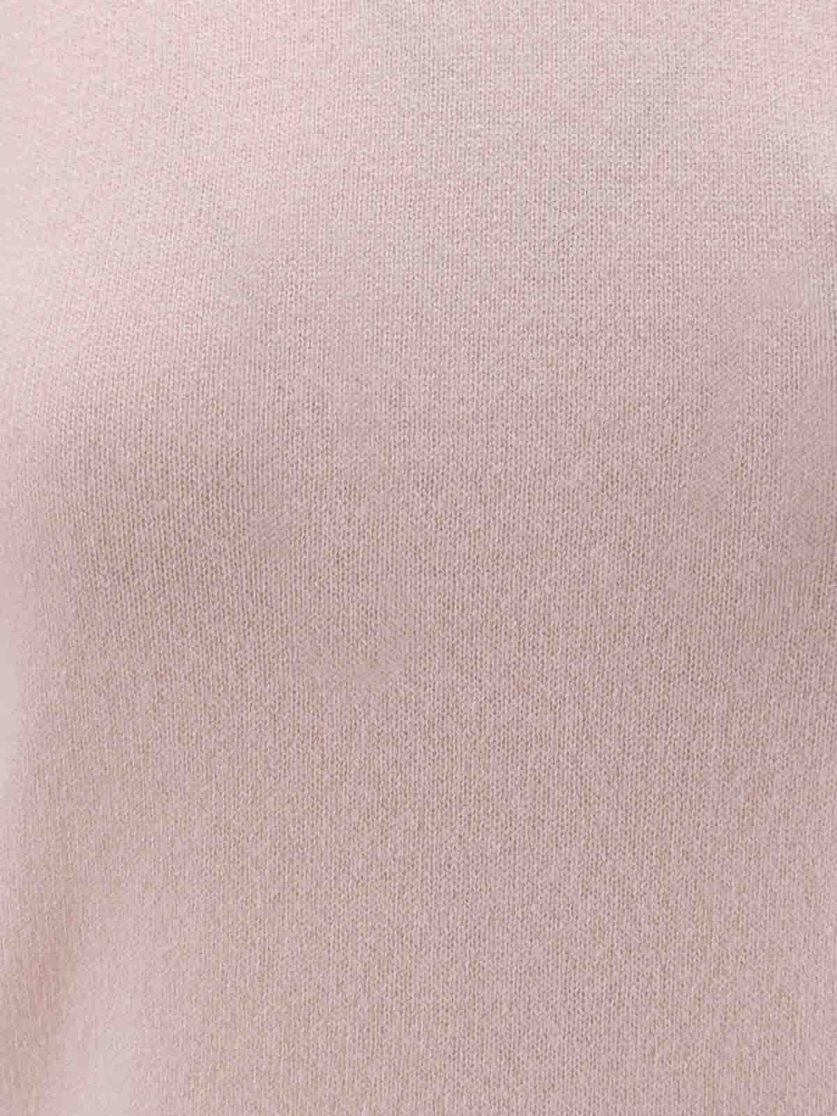 Alessandro Aste Joy Turtleneck Sweater In Cashmere In Nude