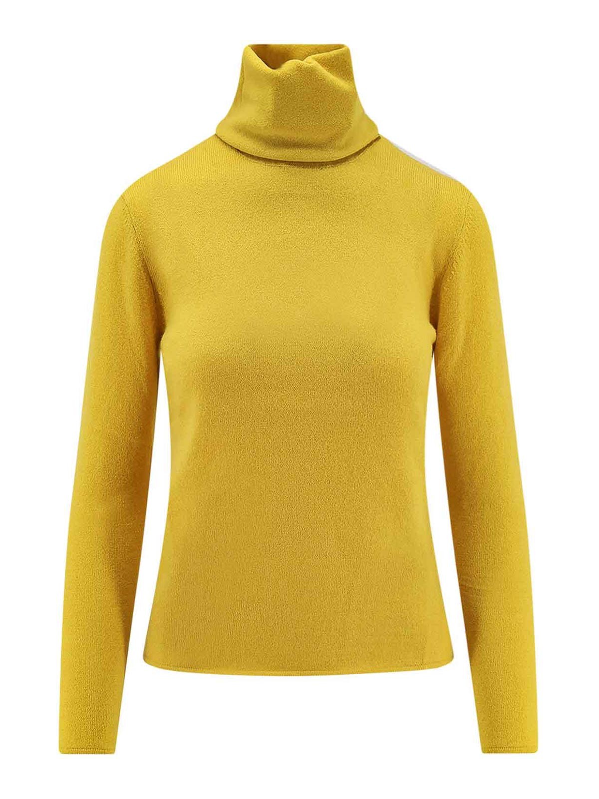 Alessandro Aste Joy Turtleneck Sweater In Cashmere In Yellow