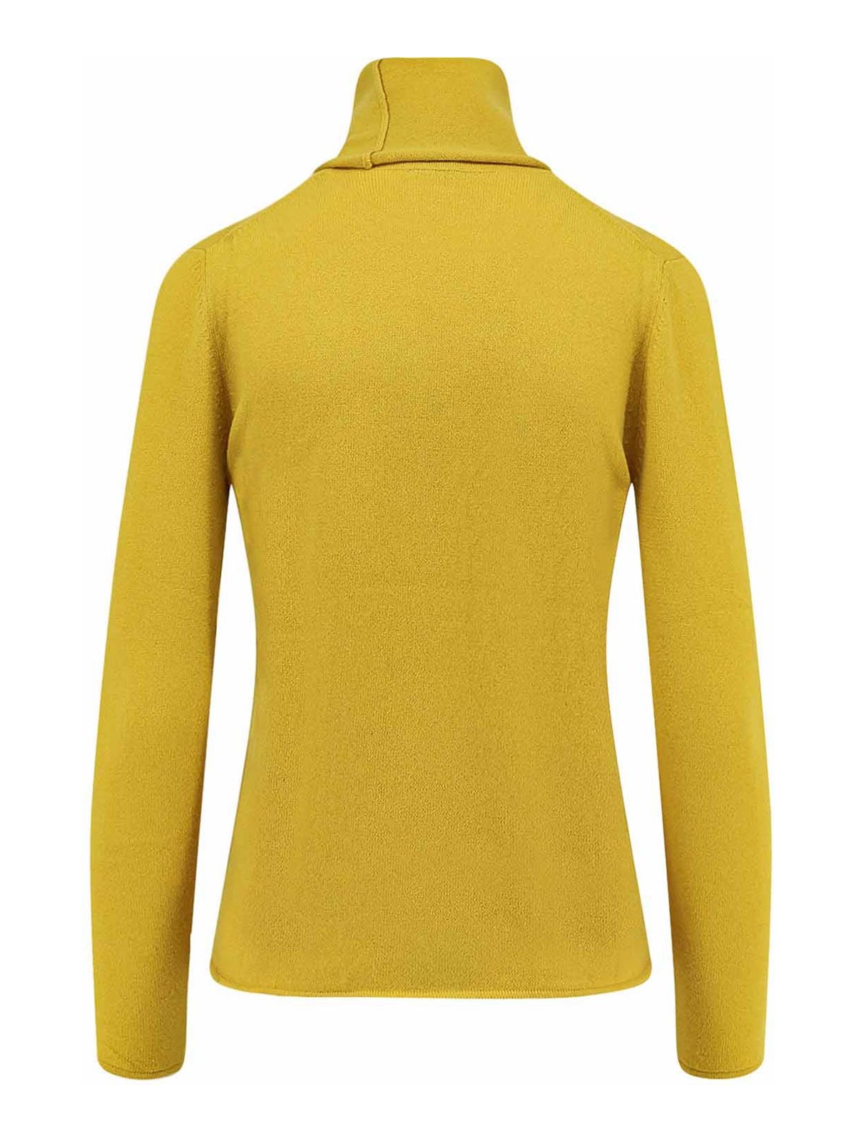Alessandro Aste Joy Turtleneck Sweater In Cashmere In Yellow