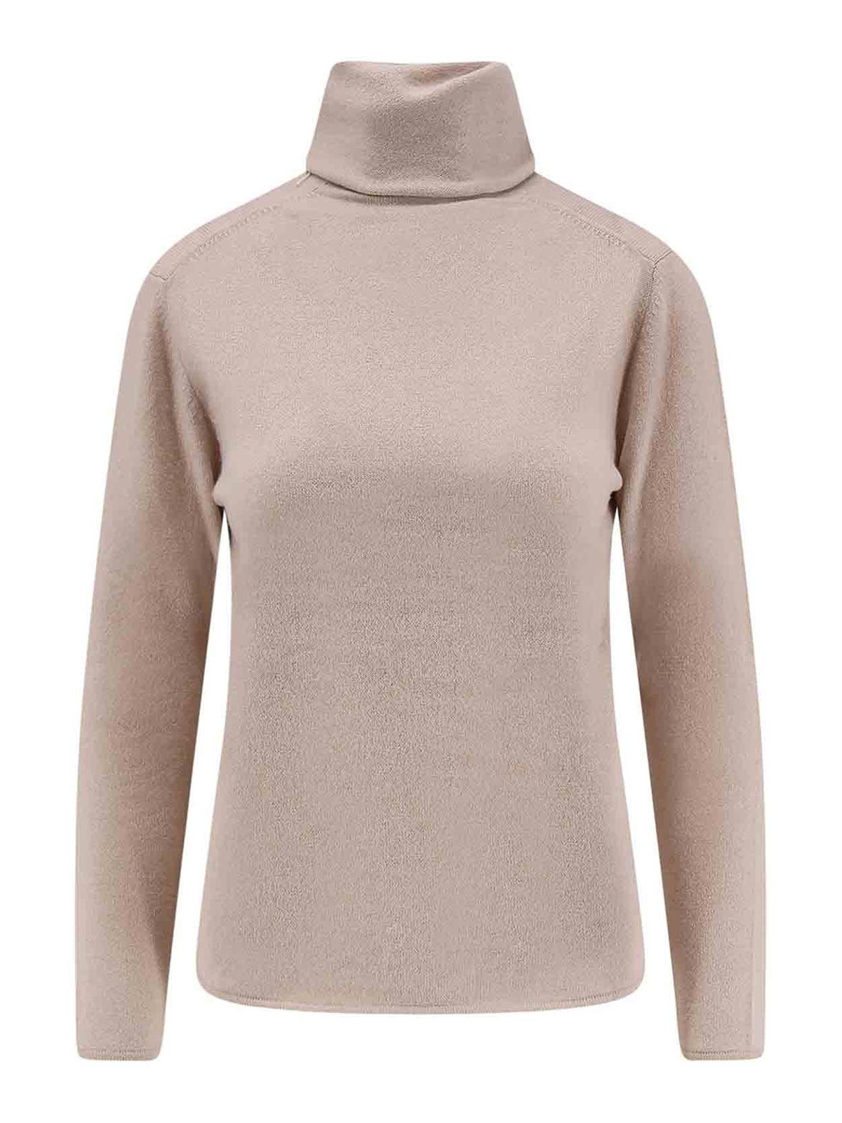 Alessandro Aste Joy Turtleneck Sweater In Cashmere In Sand