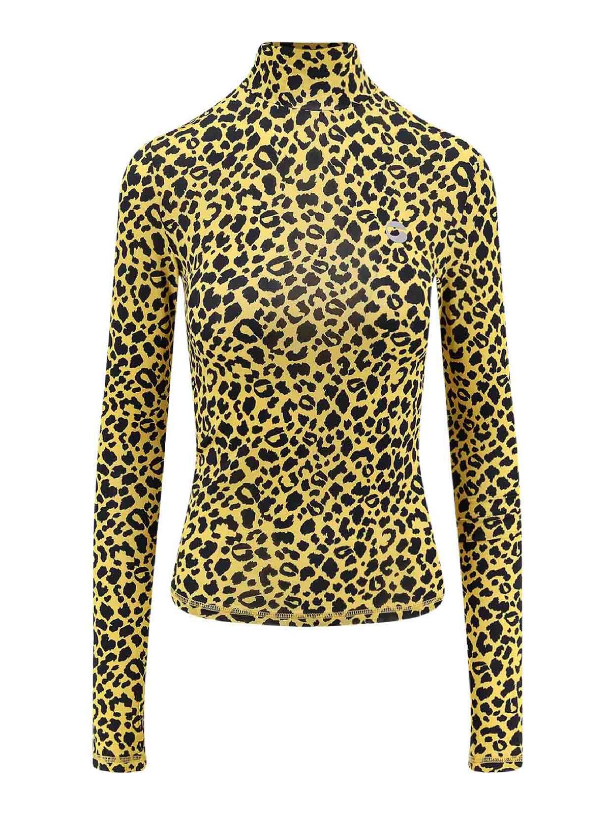 Coperni Maglia Knitted Second Skin In Viscosa In Multi