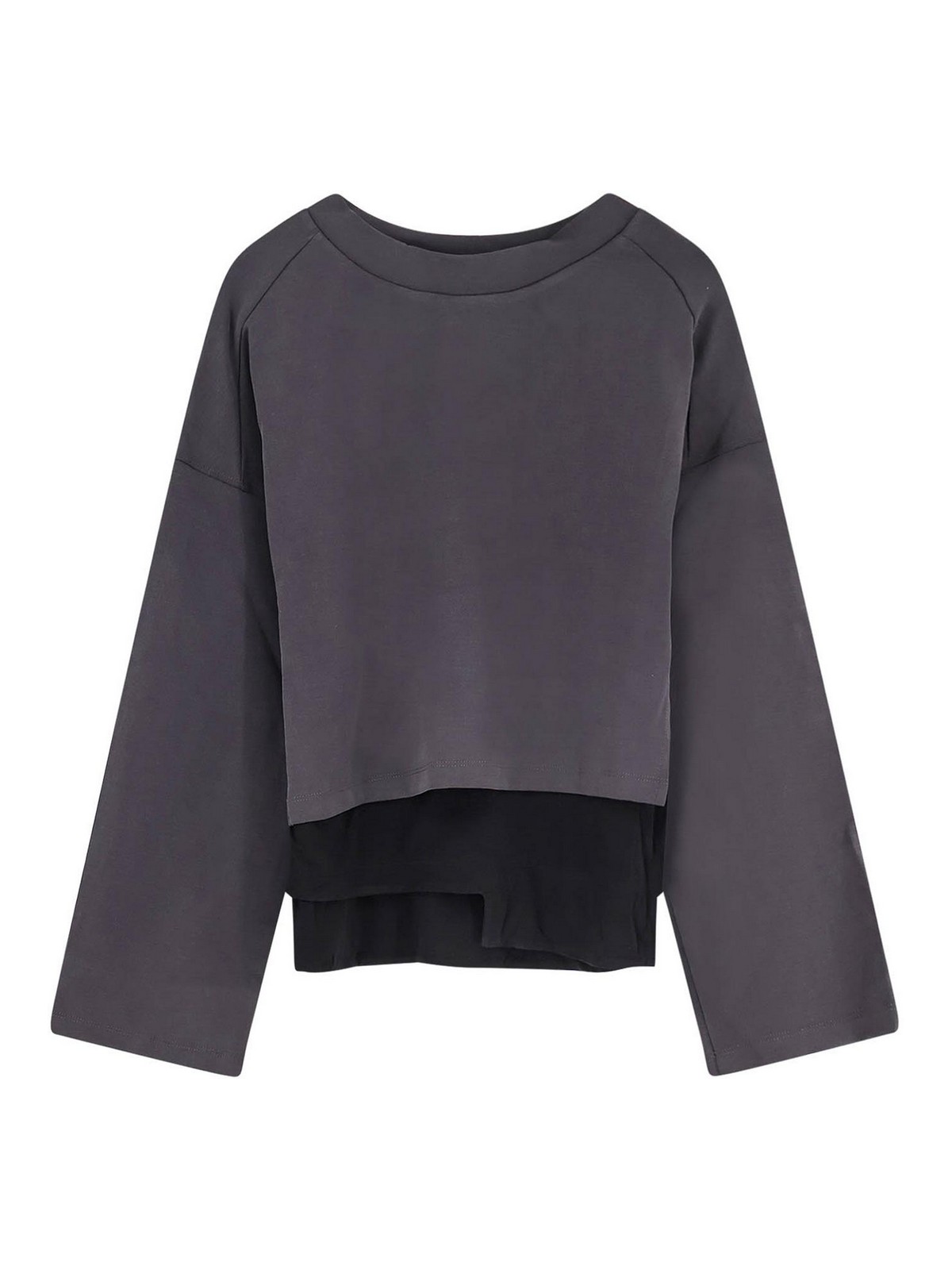 Ixos Maglia Peter Pan In Misto Modal In Gray