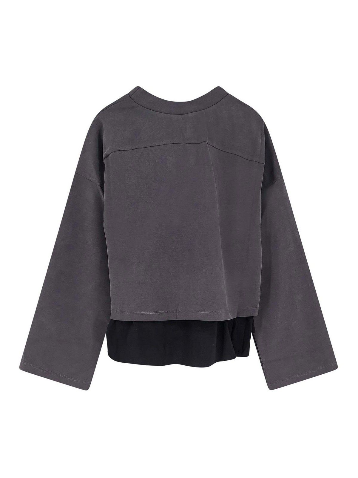 Ixos Maglia Peter Pan In Misto Modal In Gray