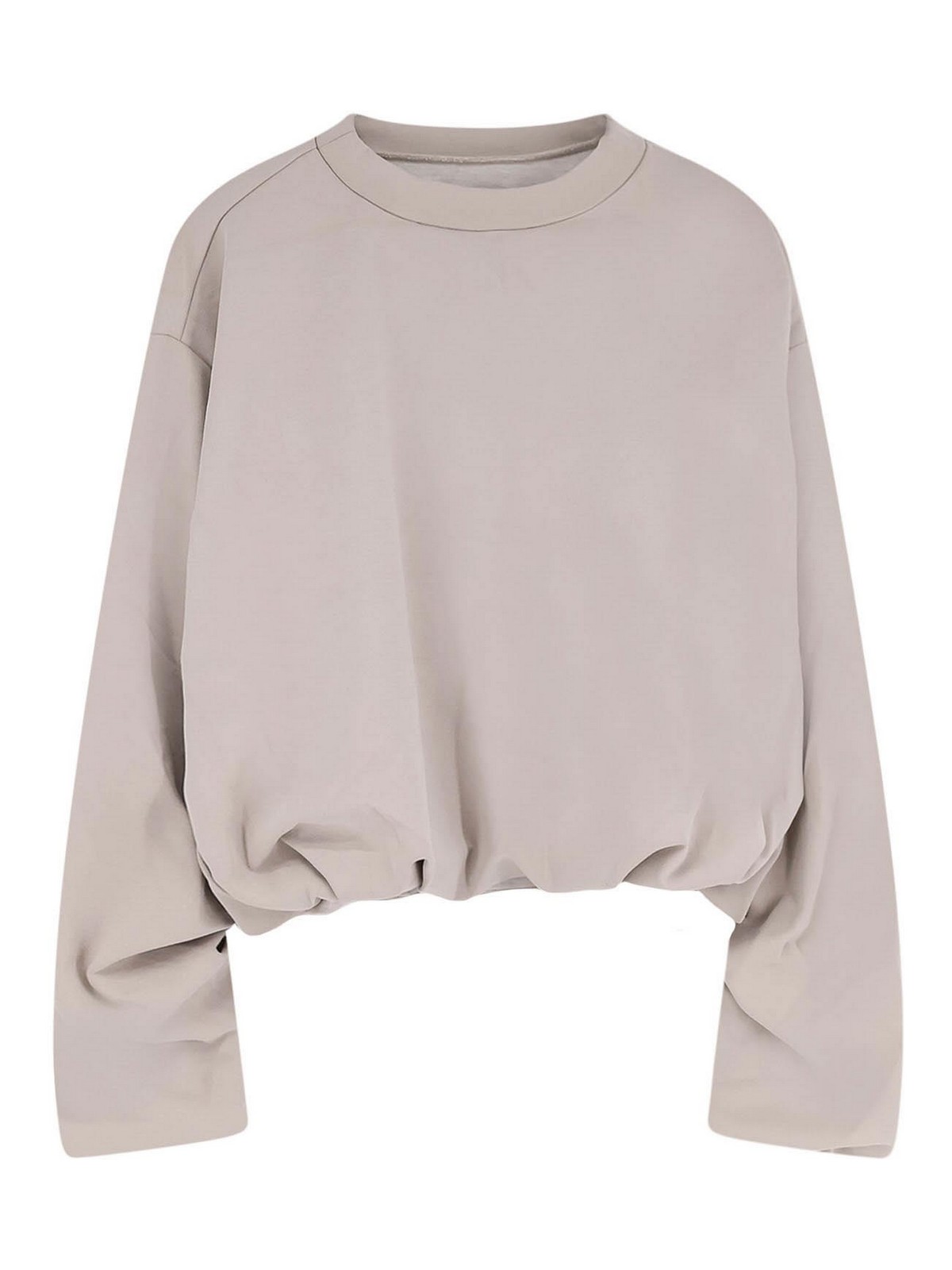 Ixos Crew-neck Long-sleeve Sweatshirt In White