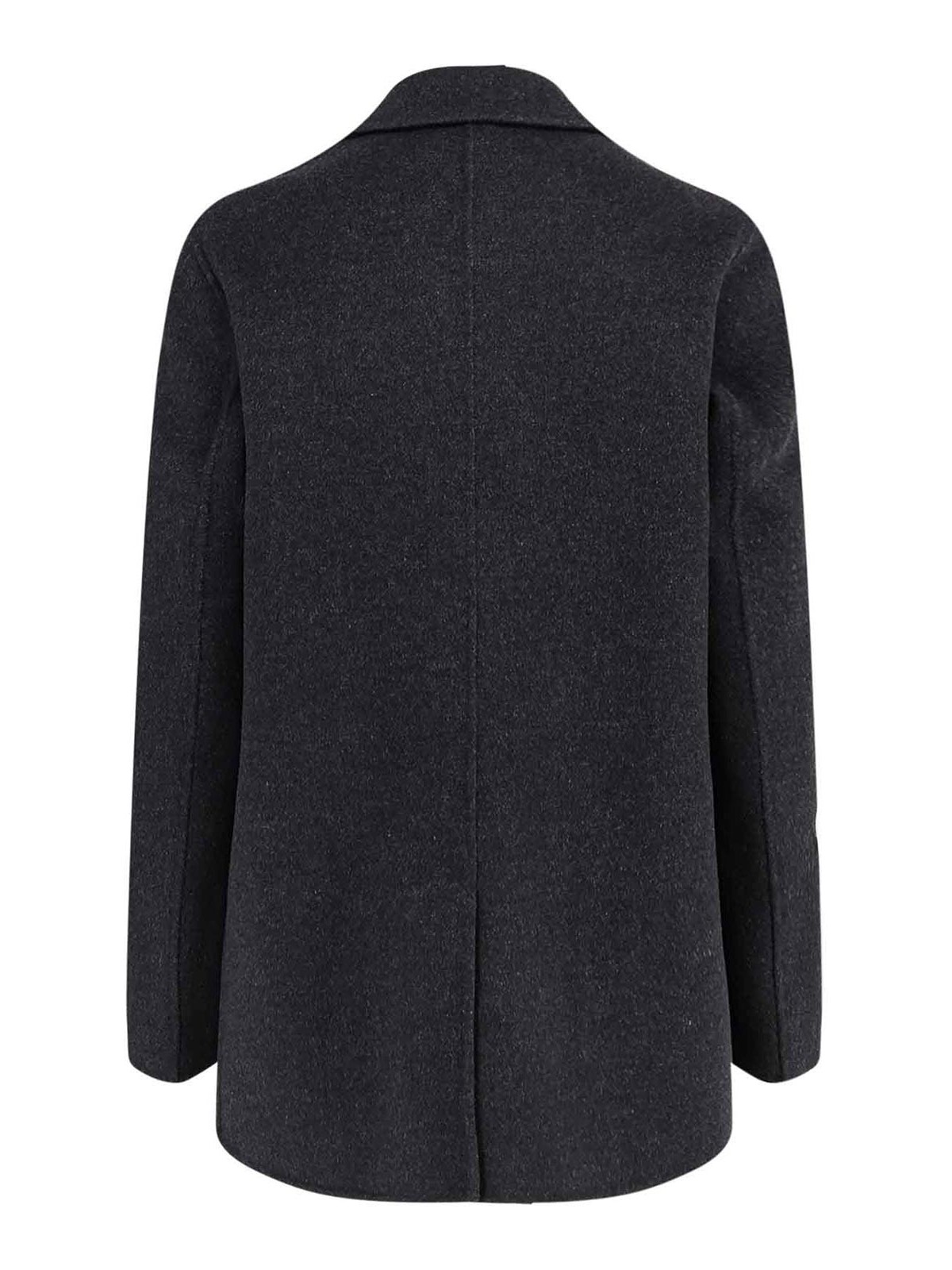 Palto' Ariella Double Breasted Wool Coat In Gray