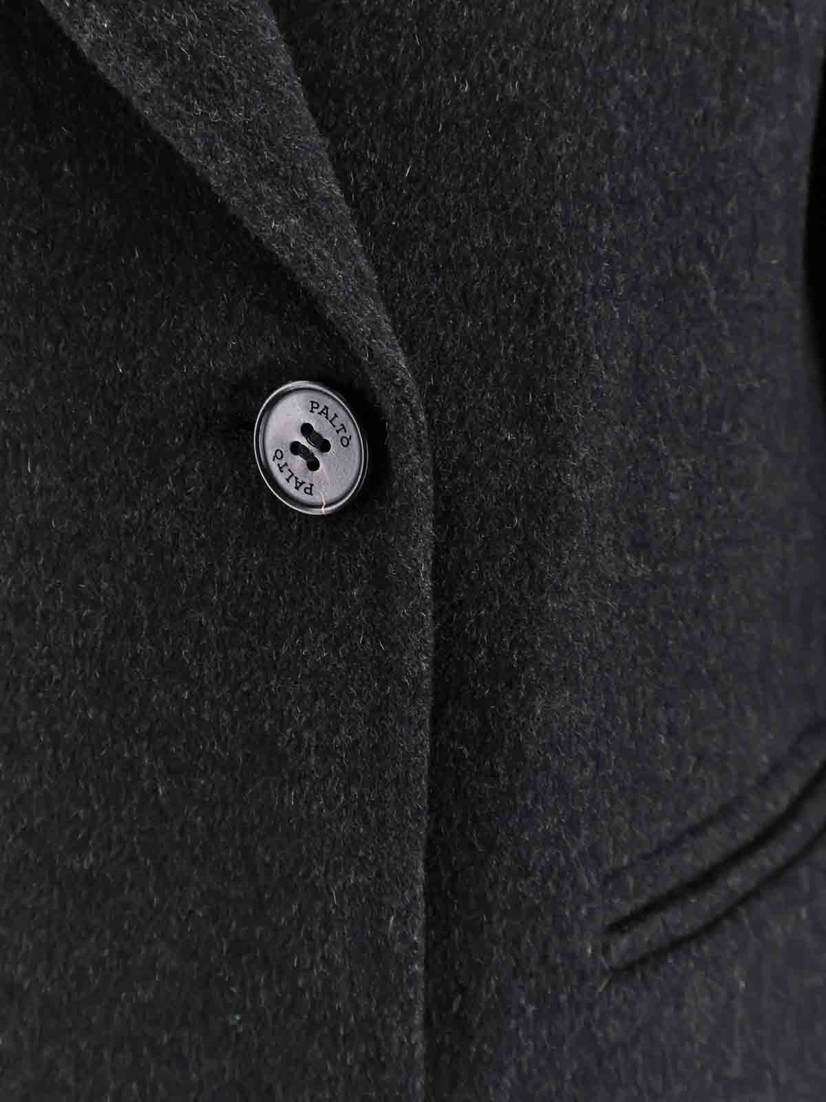 Palto' Ariella Double Breasted Wool Coat In Gray