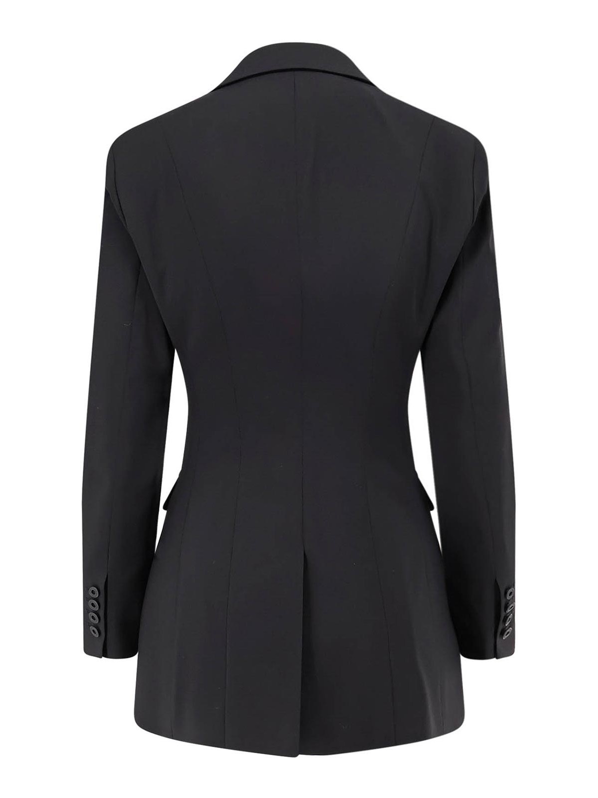 Pence Isabella Blazer In Virgin Wool In Black