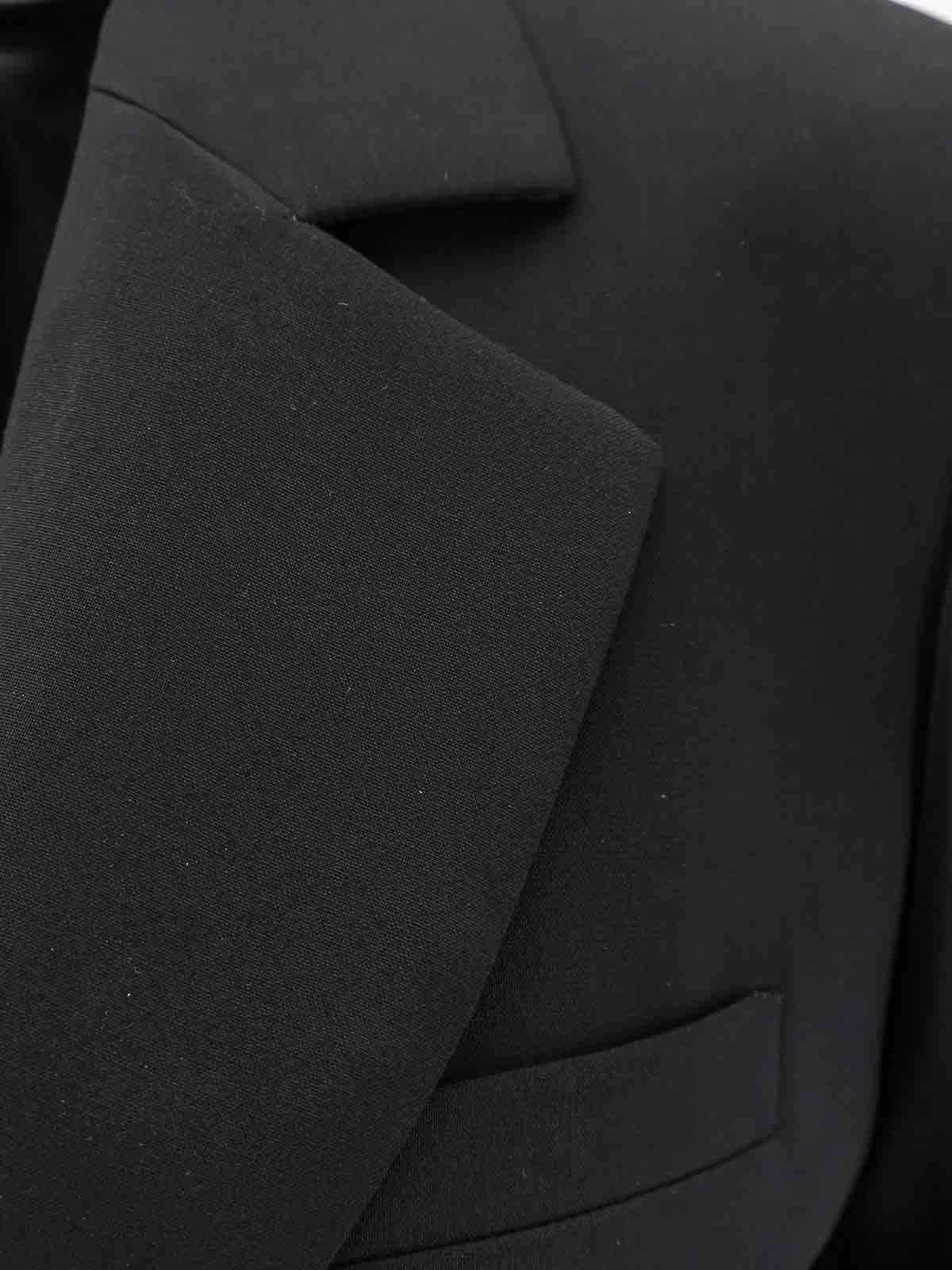 Pence Isabella Blazer In Virgin Wool In Black