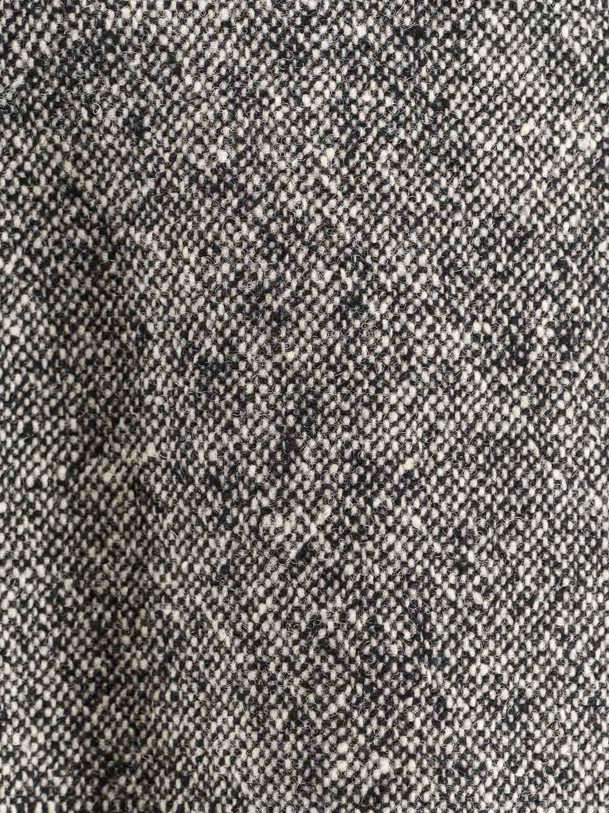 Dolce & Gabbana High-waisted Textured Midi Pencil Skirt In Gray