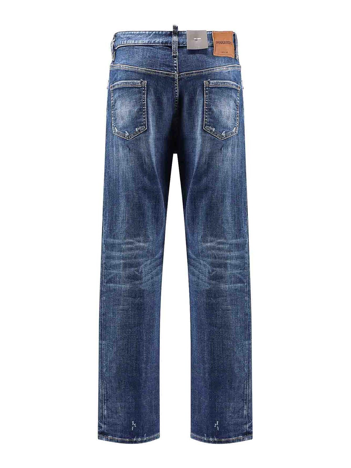 Dsquared2 Jeans In Cotone In Blue