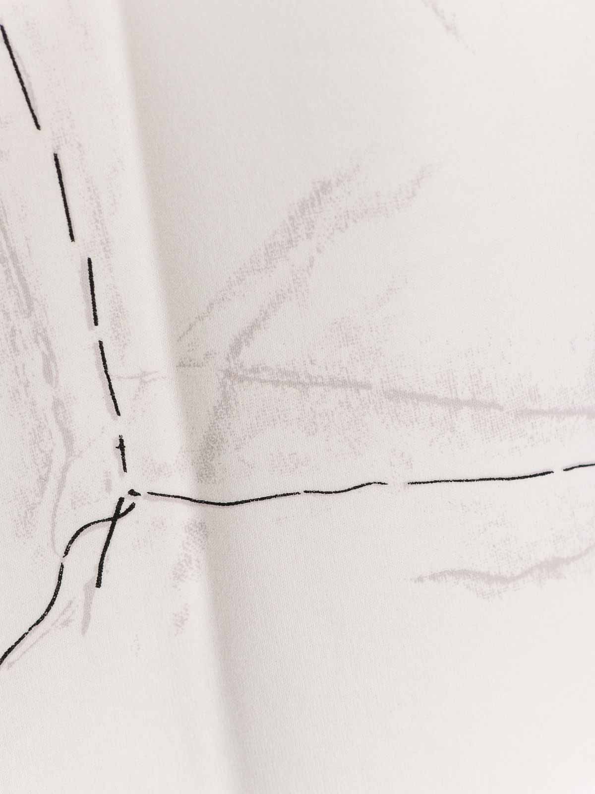 Givenchy Ribbed Crew-neck Cotton T-shirt With Graphic Print In White