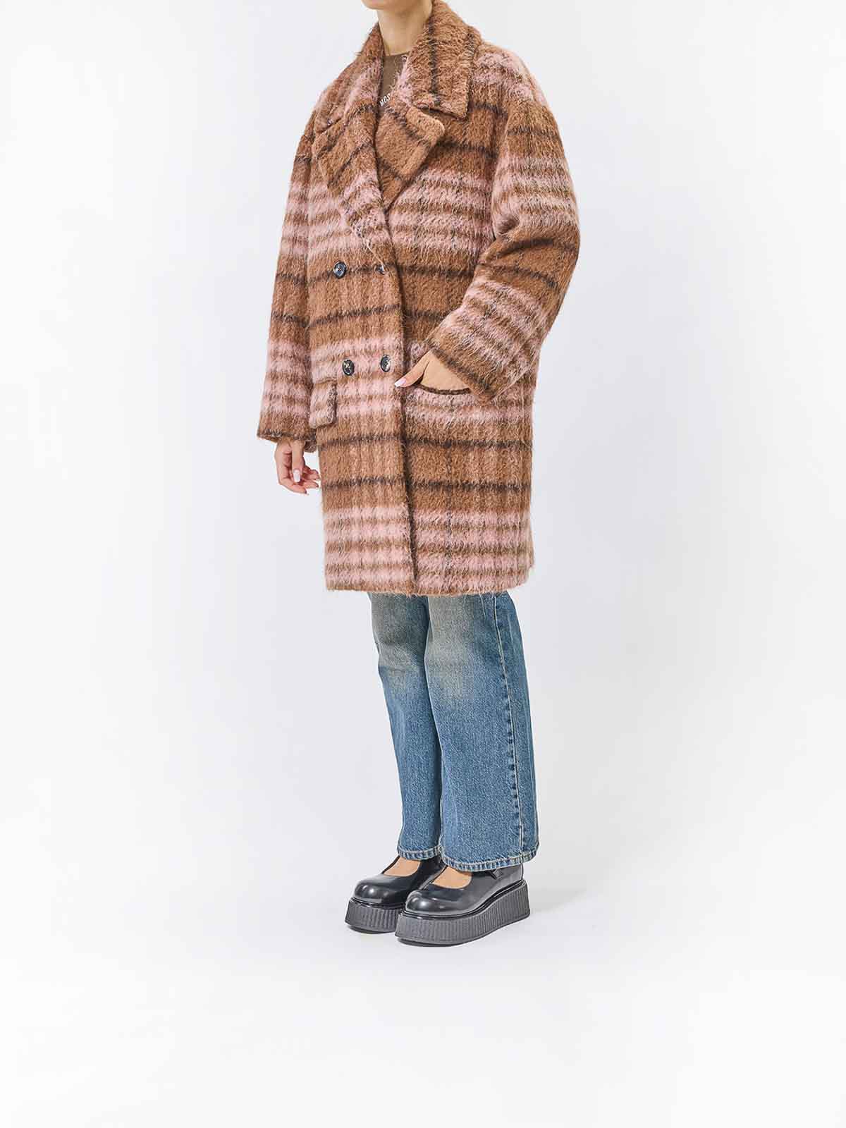 Moschino Tartan Cappotto In Multi