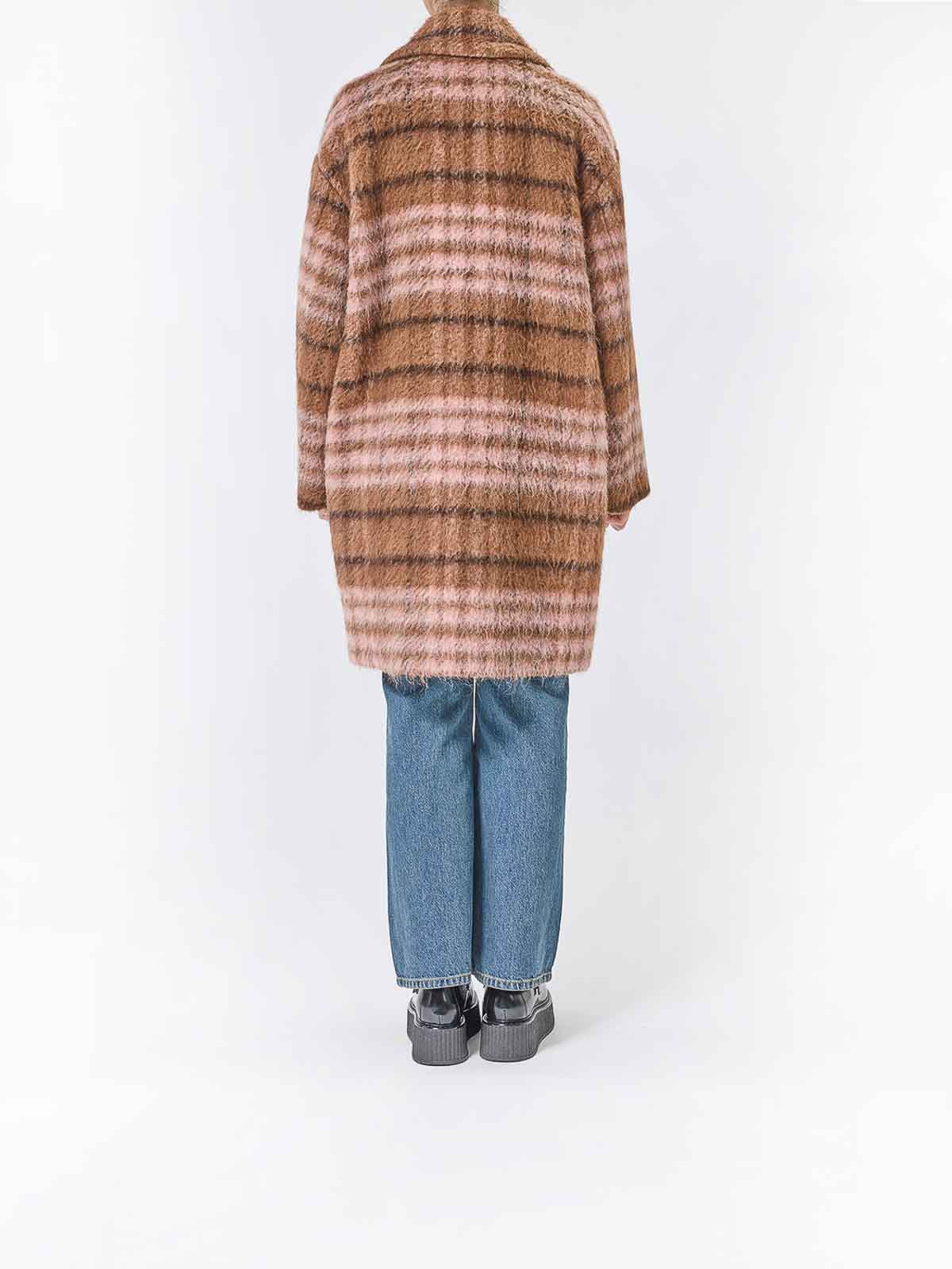 Moschino Tartan Cappotto In Multi