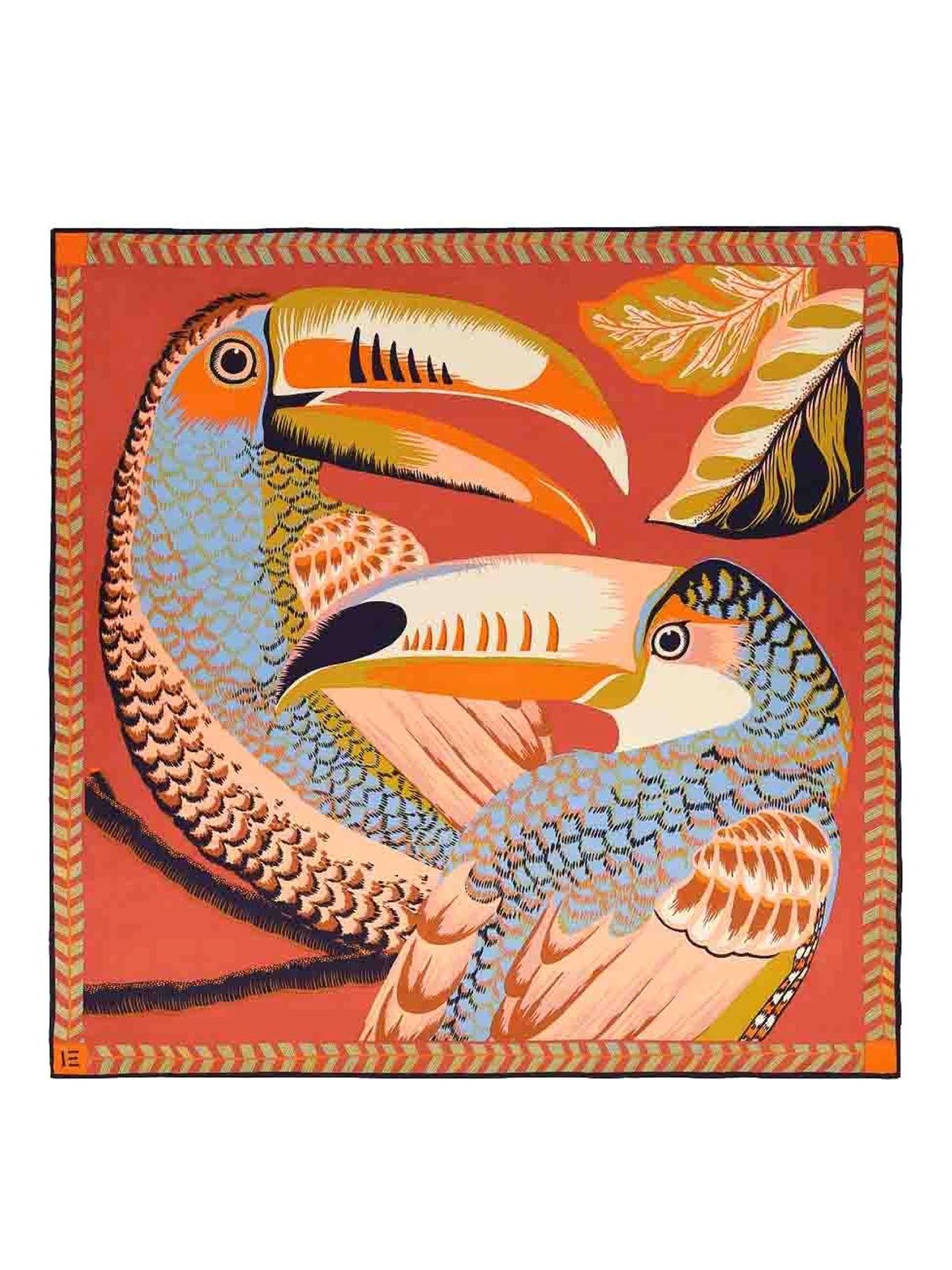 Inoui Edition Carre 130 Toucan In Multi