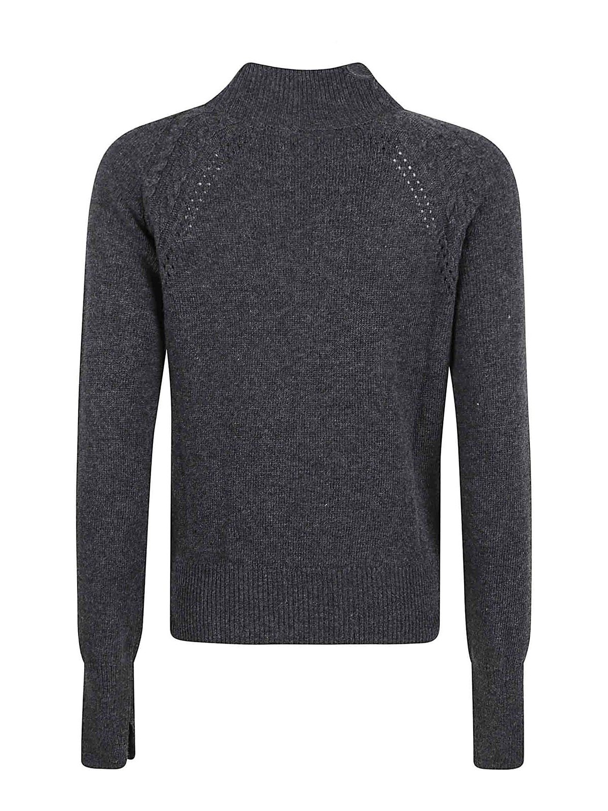 Ermanno Scervino Long Sleeve High Neck Sweater In Multi