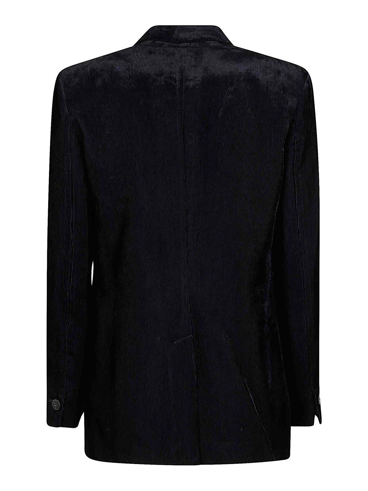 Forte Forte Fluid Chic Velvet Essential Jacket In Blue